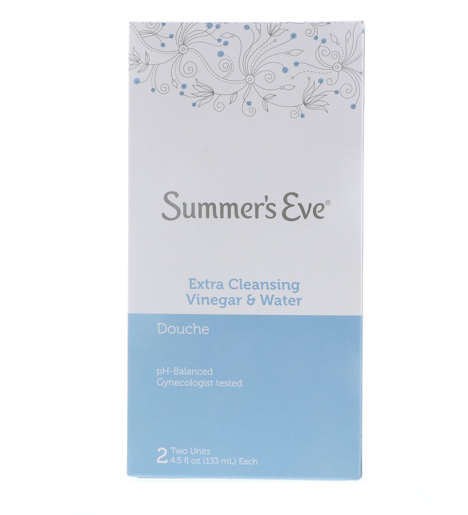 Summer's Eve Extra Cleansing Vinegar & Water Douche - Pack of 2 - Buy Online on GoSupps.com