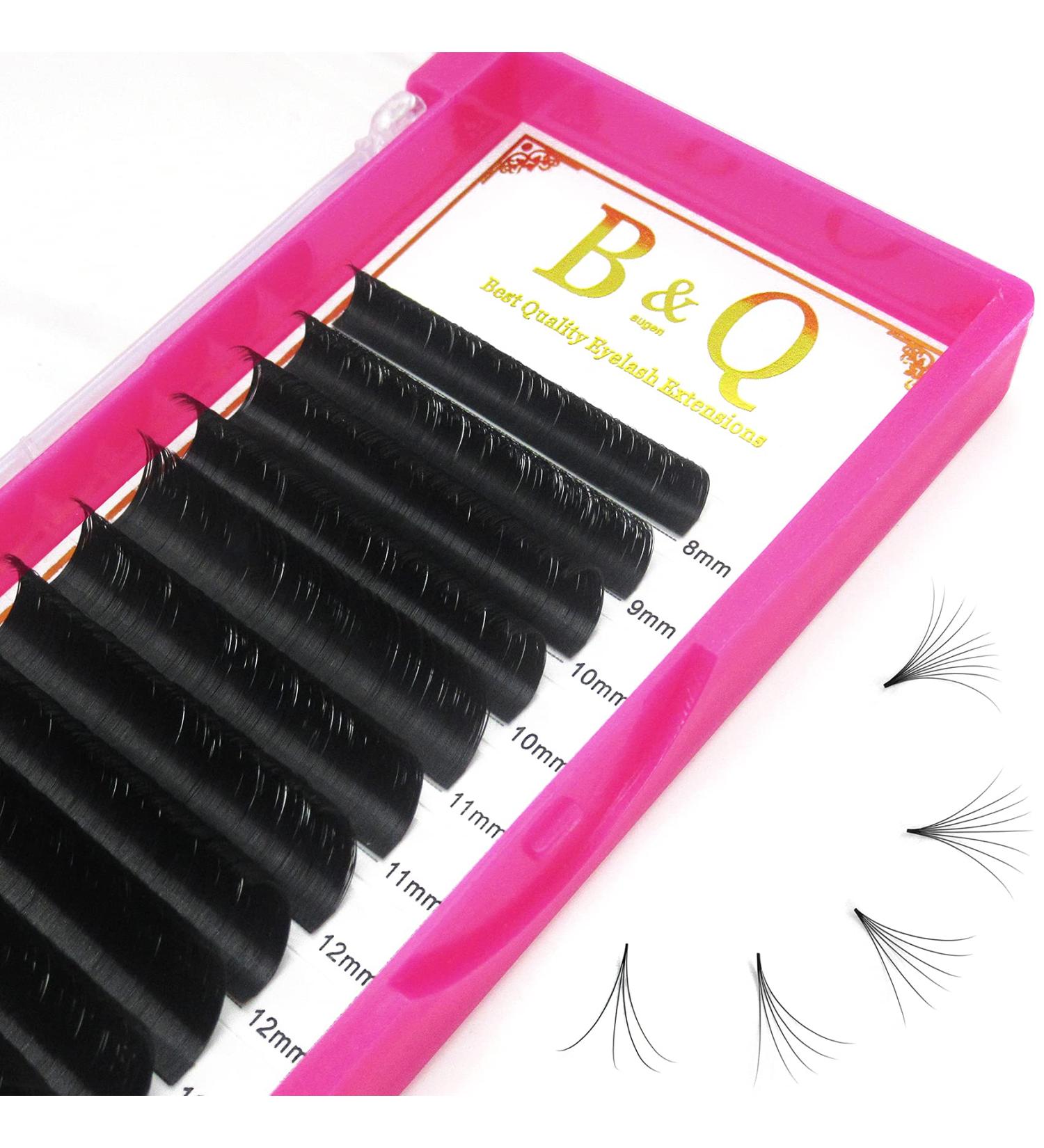 Self-Fan Eyelash Extensions | Easy Fan Lashes C D Curl Volume | 8-15 Mixed Lengths (0.03 0.07 0.10) - International Shipping Available - Buy Online on GoSupps.com