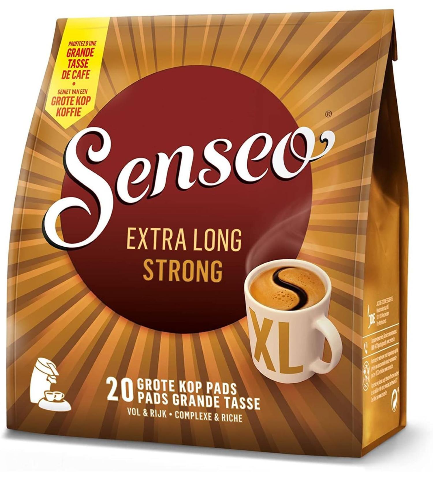 5 x Senseo Extra Long Strong Mug Size 20 Pads (100 Pods) Dark Roast - Buy Online on GoSupps.com