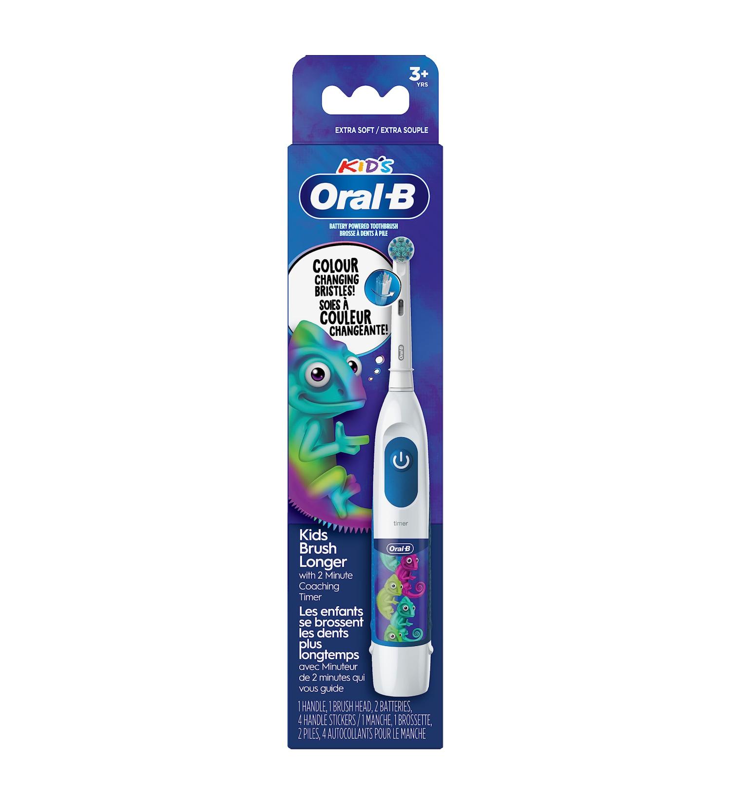 Oral-B Kid's Electric Battery Powered Toothbrush for Ages 3+ Extra Soft Bristles - Buy Online on GoSupps.com