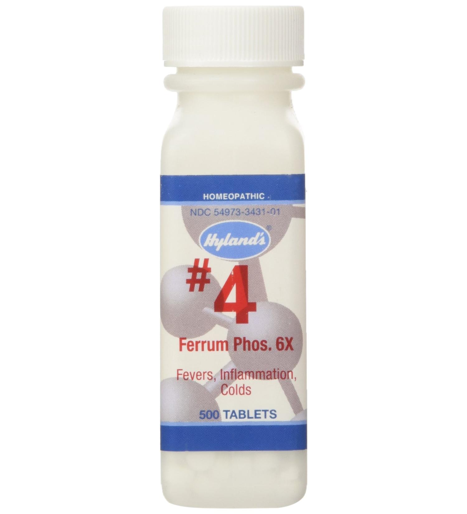 Buy Hyland's Ferrum Phos 6x - 500 Tablets for Fast Relief | International Shipping Available - Buy Online on GoSupps.com
