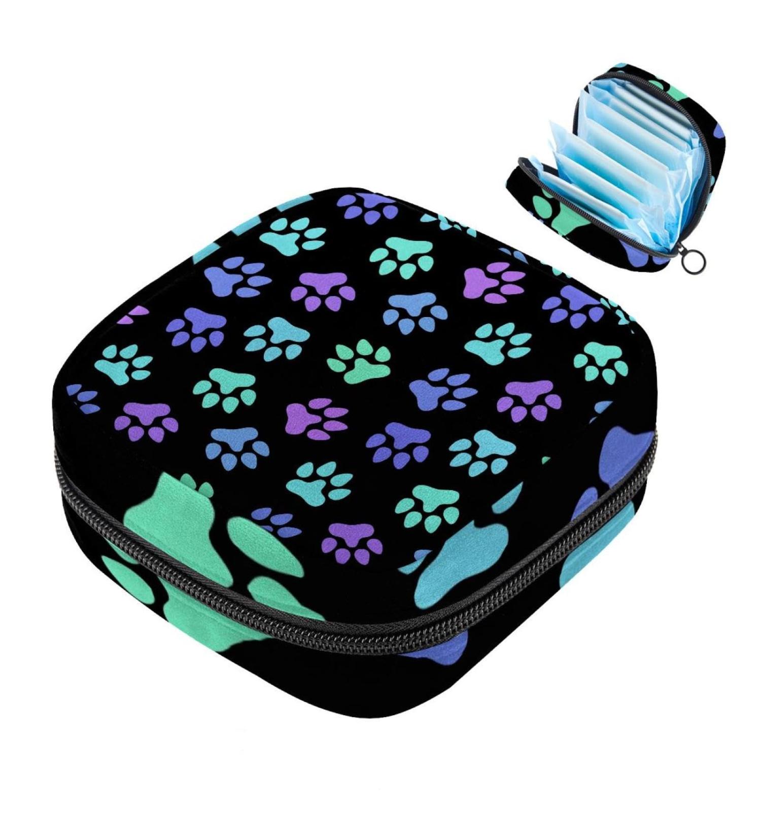 MUOOUM Leopard Print Menstrual Cup Storage Pocket | Portable Binding Bag for Women & Teens | Ideal for First Period - Buy Online on GoSupps.com