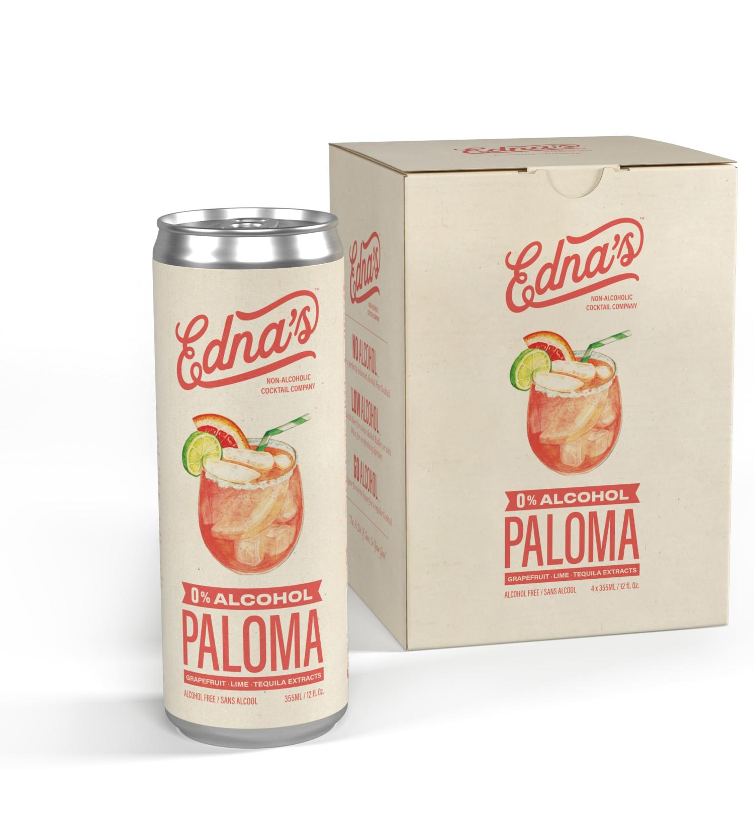 Edna's Non-Alcoholic Cocktail Company Paloma - Buy Online on GoSupps.com