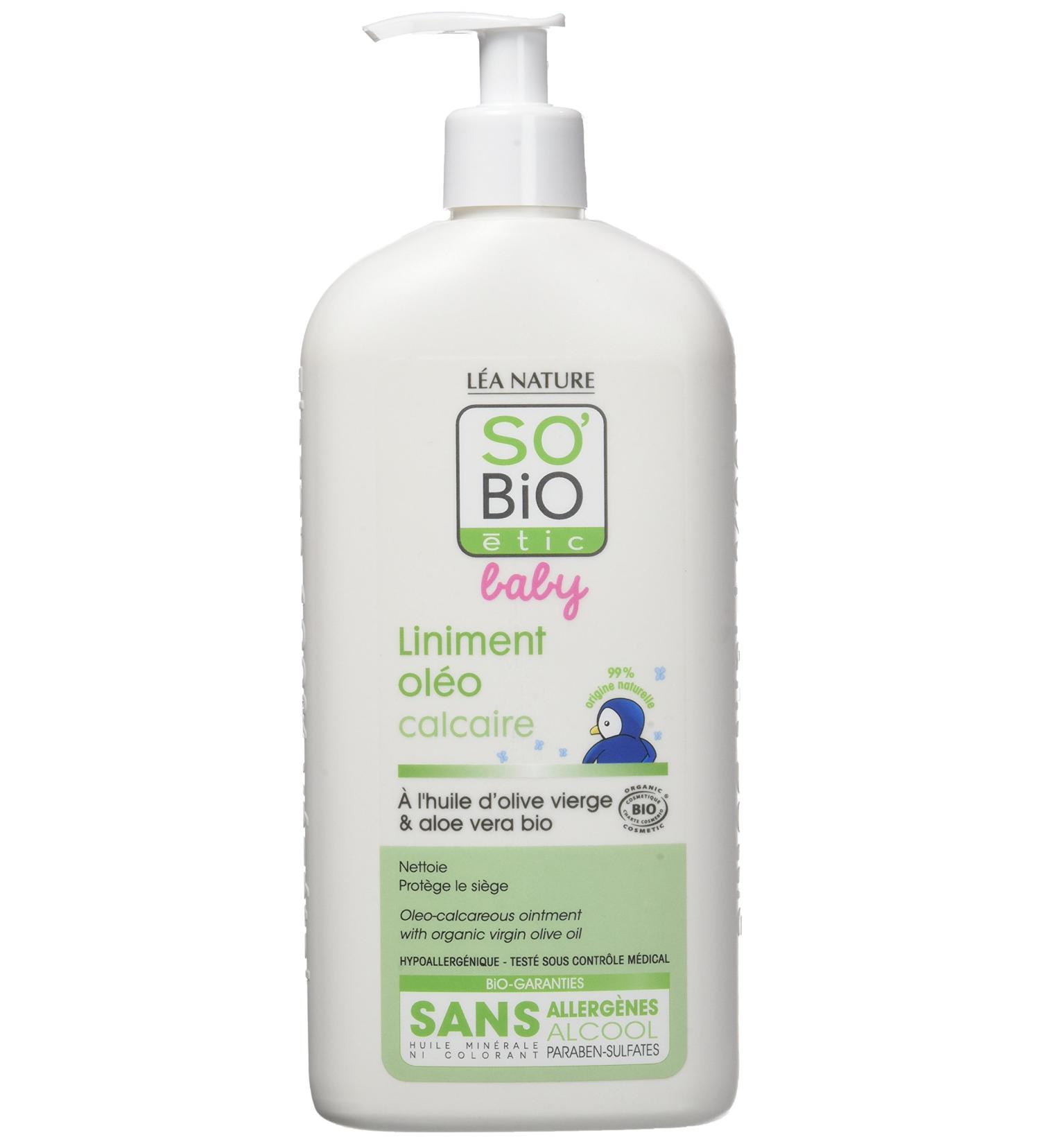 SOBiO tic Liniment Oleo Limestone 500 ml - Natural Skin Care Eco-Friendly International Shipping - Buy Online on GoSupps.com