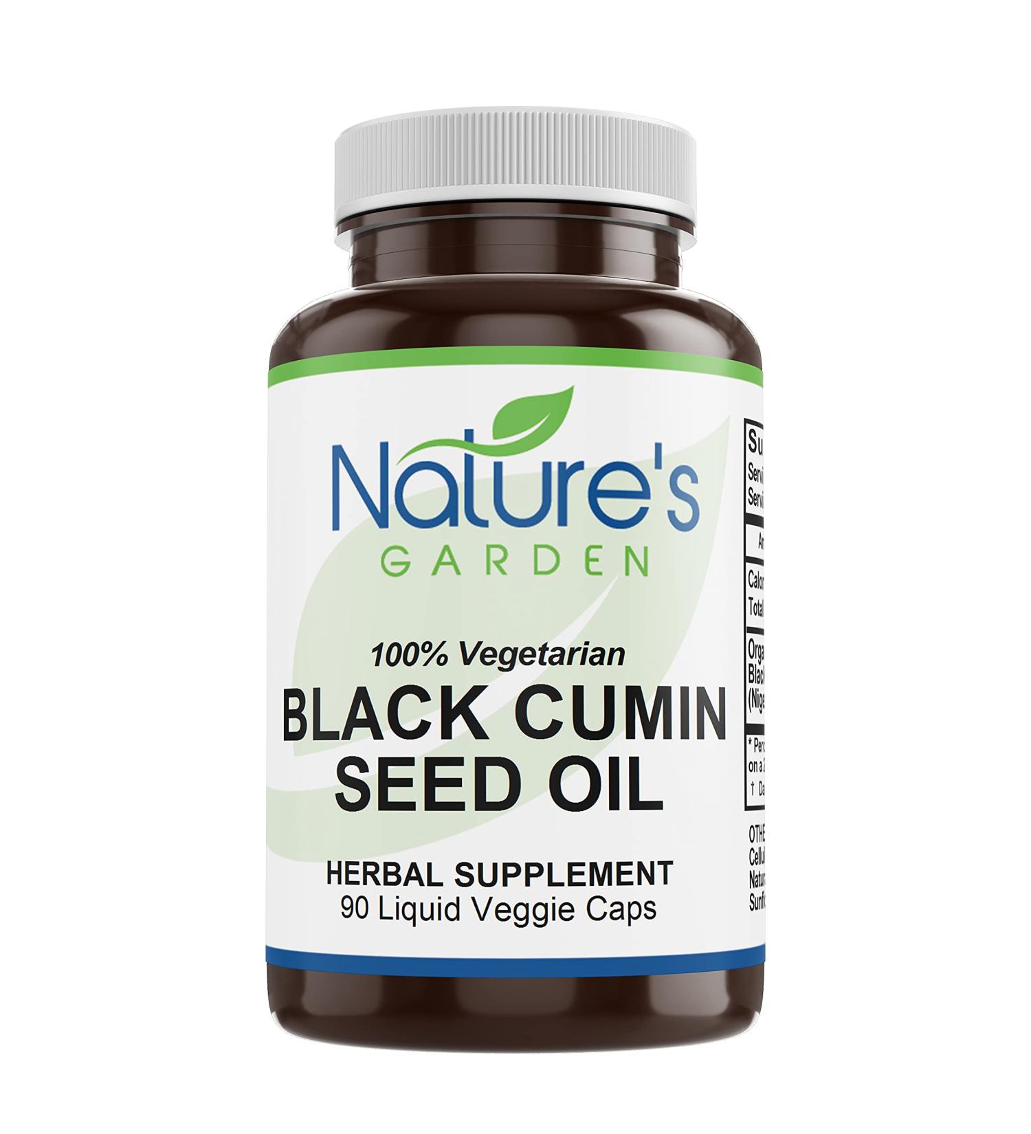 Black Cumin Seed Oil Liquid Capsules 90 VegCap - Buy Online on GoSupps.com