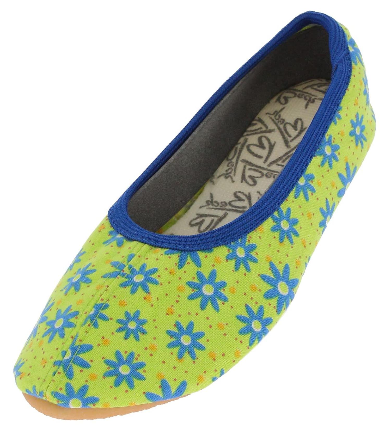 Beck Girls Greenhorn Gymnastics Shoes - 25 EU Green | International Shipping Available - Buy Online on GoSupps.com
