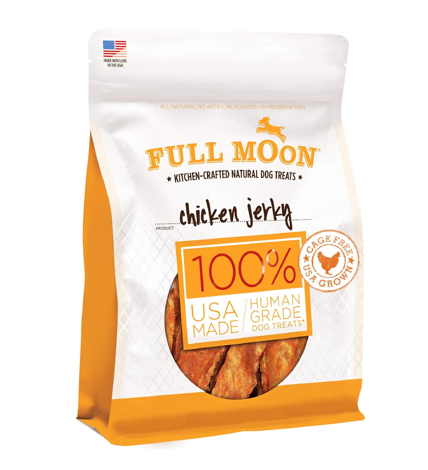 Full Moon Chicken Dog Treats - 1.5lb Pack | All Natural & Human Grade - Buy Online on GoSupps.com