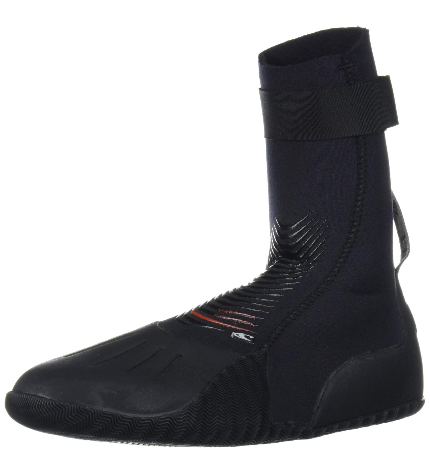 O'Neill Heat 3mm Round Toe Booties Size 10 Black - Buy Online on GoSupps.com