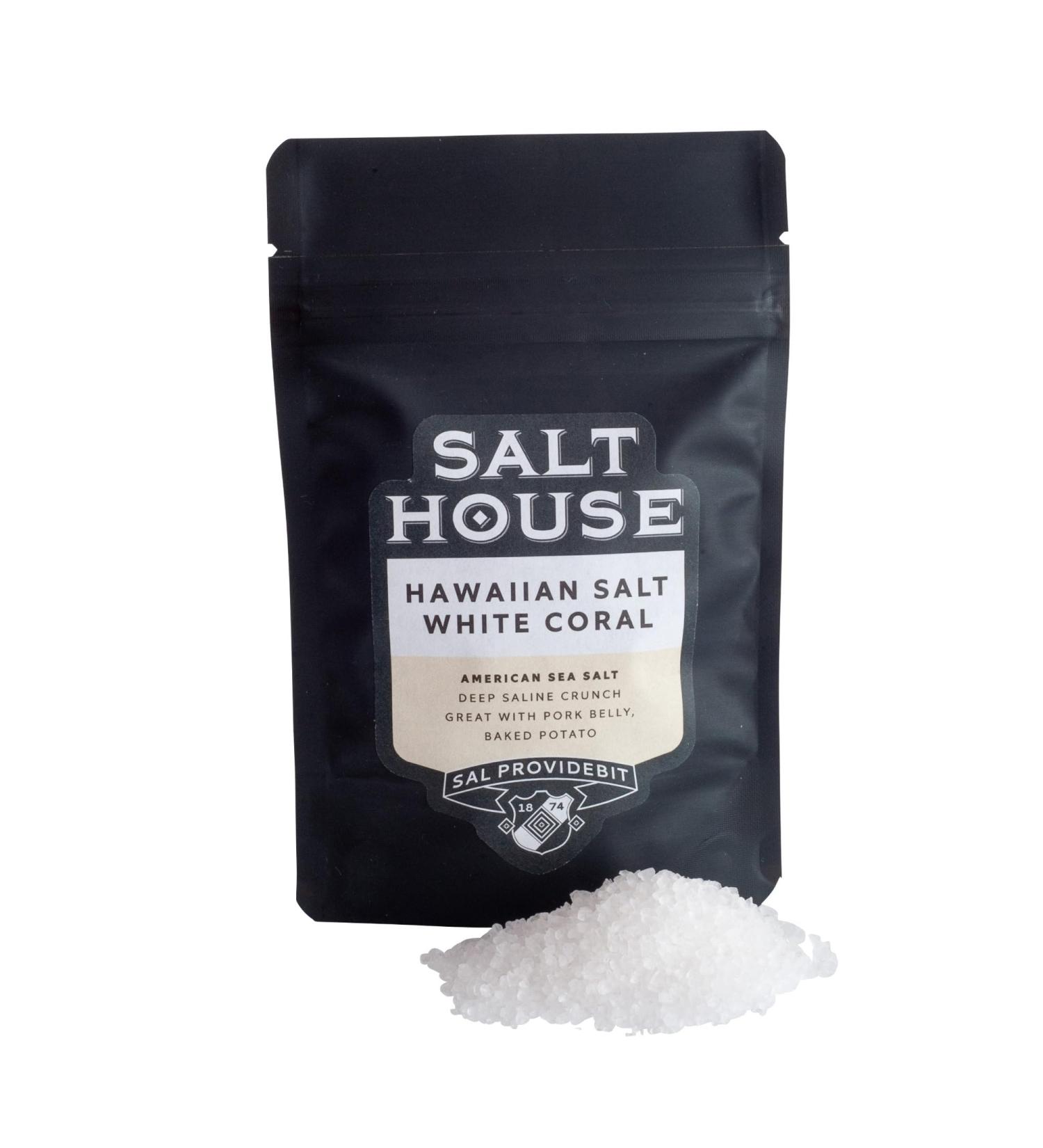 Hawaiian Gourmet White Natural Sea Salt 60g Perfect for Cooking and Finishing Additive-Free Delicious - Buy Online on GoSupps.com