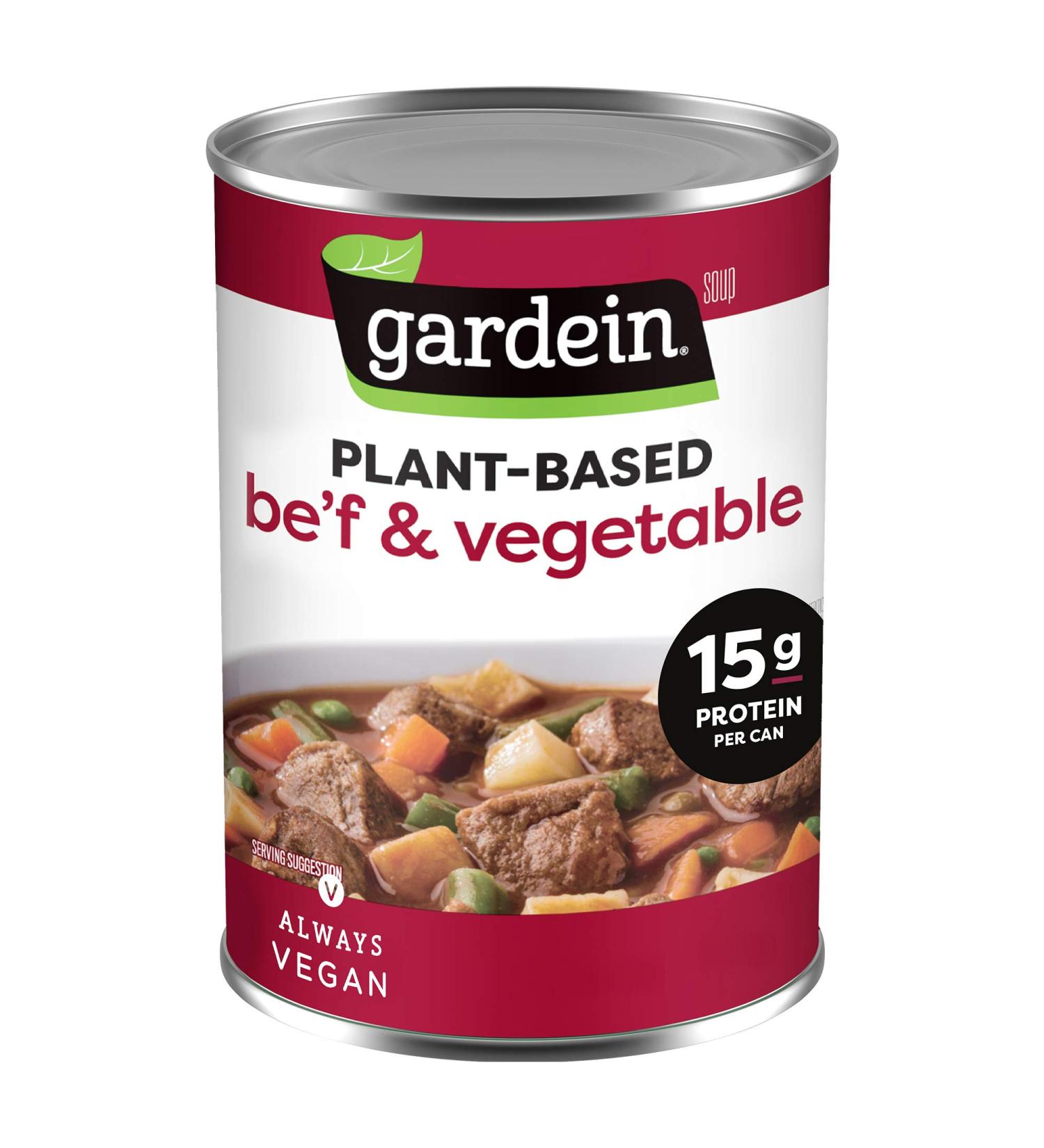 Gardein Soup Beef Country Vegetable - 15 oz | Vegan & Delicious Meal - Buy Online on GoSupps.com