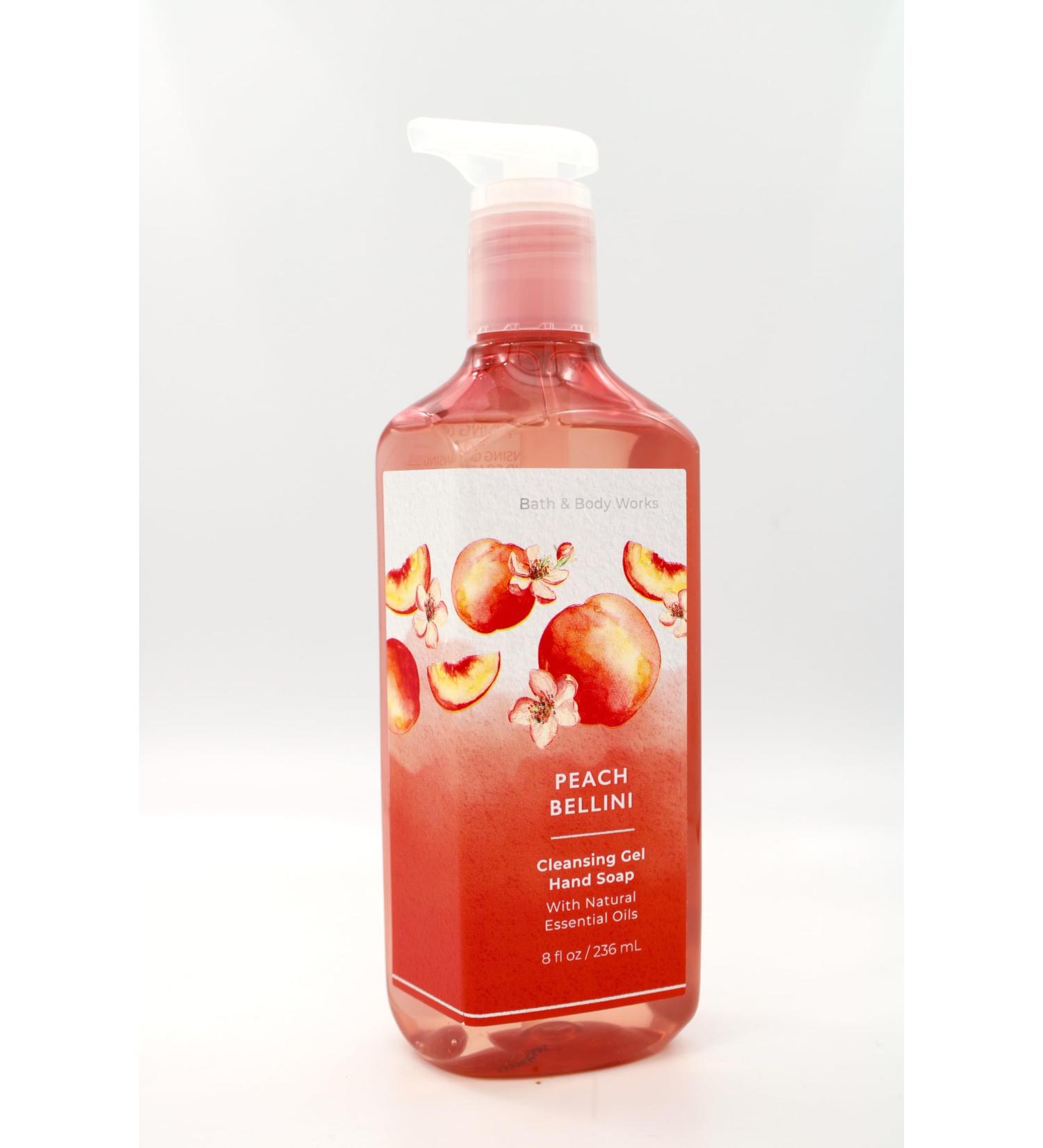Peach Bellini Bath and Body Cleansing Gel Hand Soap 8 fl oz