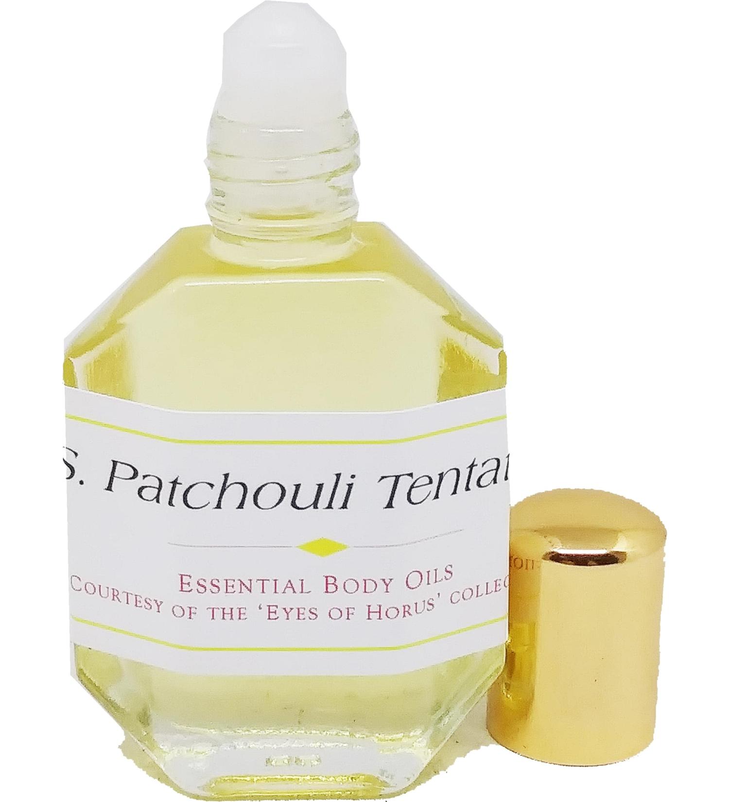 Splendida Patchouli Tentation - Type B For Women Scented Body Oil Fragrance Roll-On - Gold - 1/2 oz. - ID#32575 0.5 Fl Oz (Pack of 1)