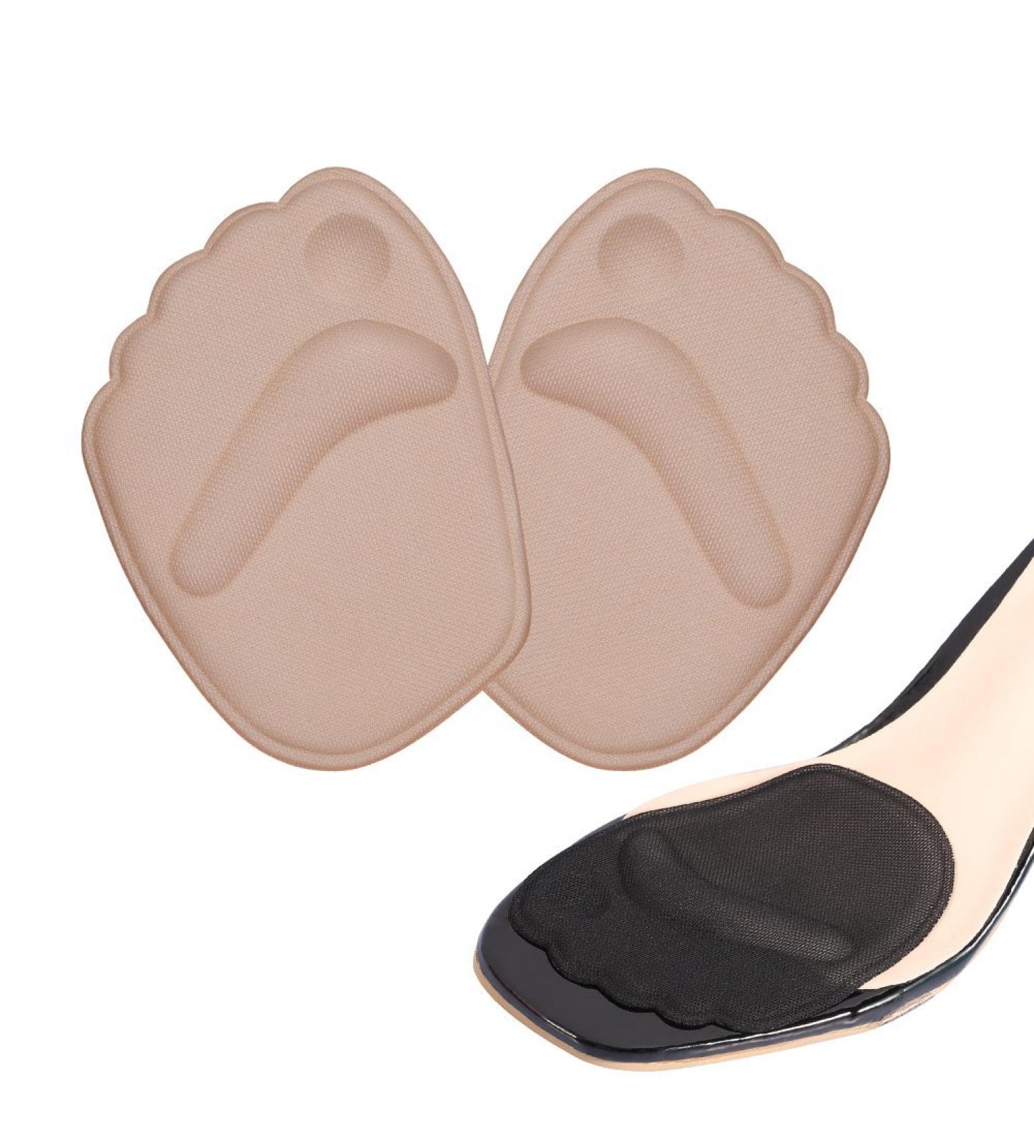 Haofy High Heel Forefoot Insoles - 2 Pairs Gel Cushions for Pain Relief | Anti-Slip Metatarsal Pads for Women - Buy Online on GoSupps.com