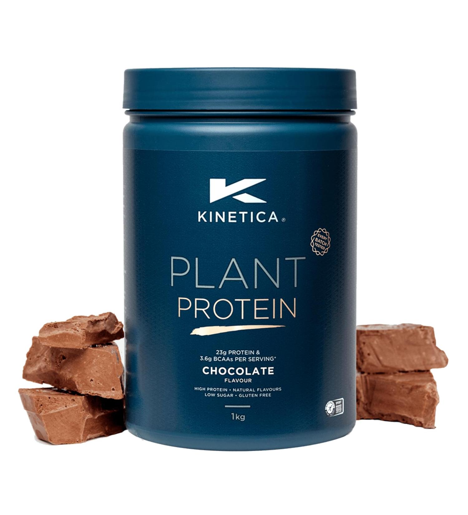 Kinetica Plant Protein 1kg Vegan 23g Protein Per Serving 33 Servings. (Chocolate) - Buy Online on GoSupps.com