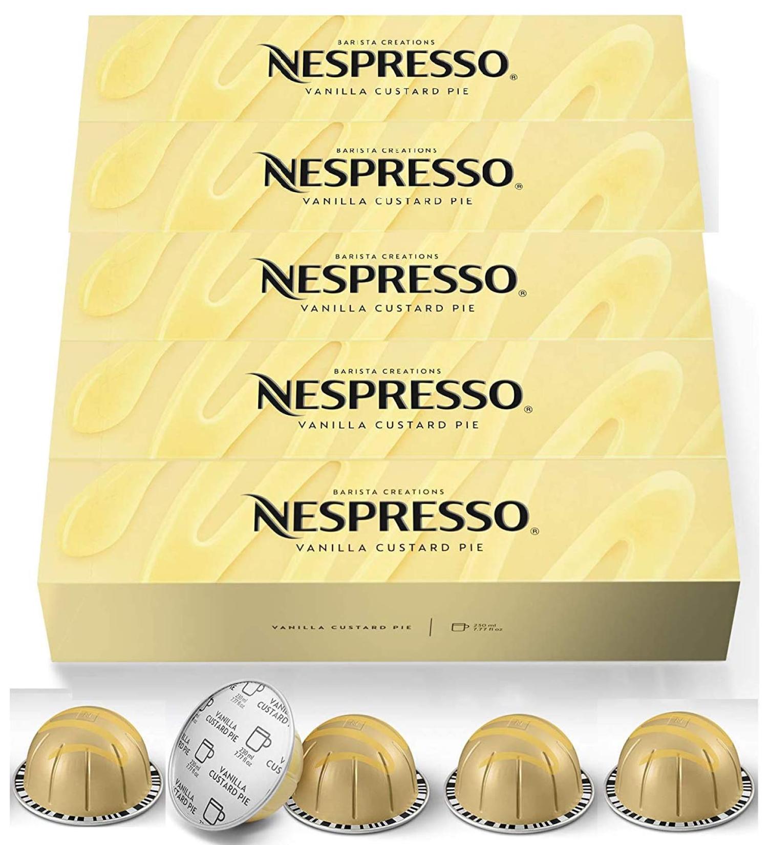 Nespresso Nespresso VertuoLine Vanilla Coffee Pods Pack of 50