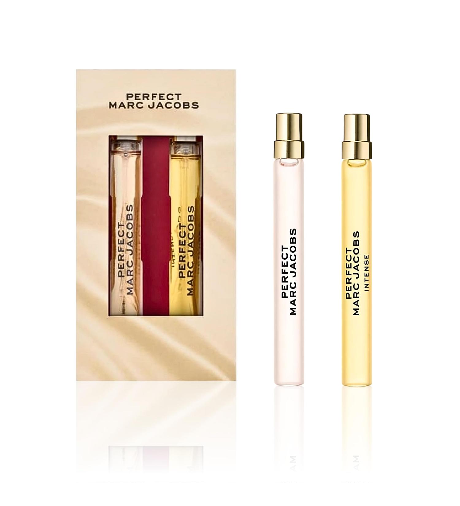 Marc Jacobs Perfect Perfume for Women Travel Pen Spray Gift Set .33 Fl Oz Each Perfect + Perfect Intense - Buy Online on GoSupps.com