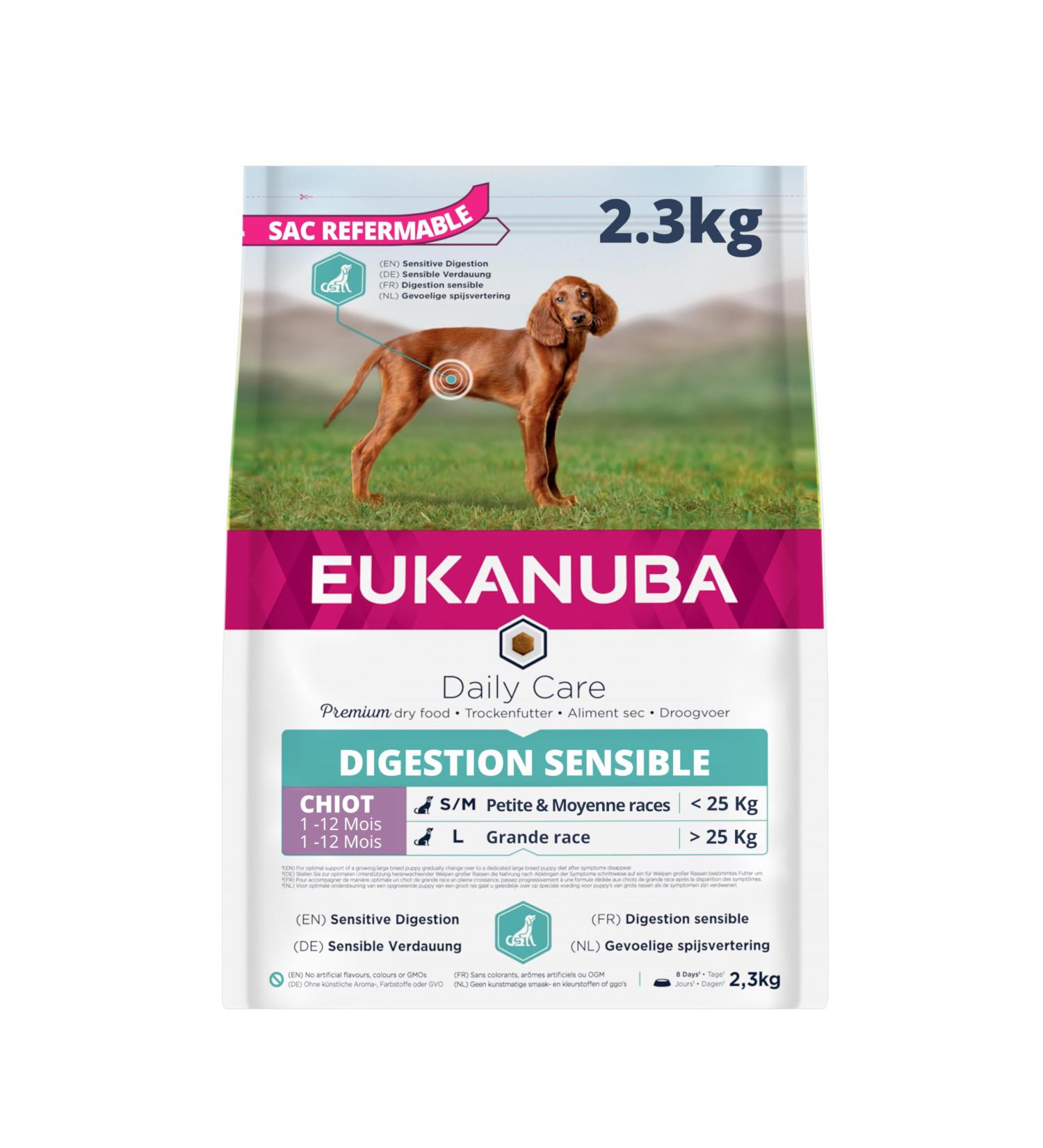 EUKANUBA Dog Daily Care Puppy Sensitive Digestion 2.3KG - Buy Online on GoSupps.com