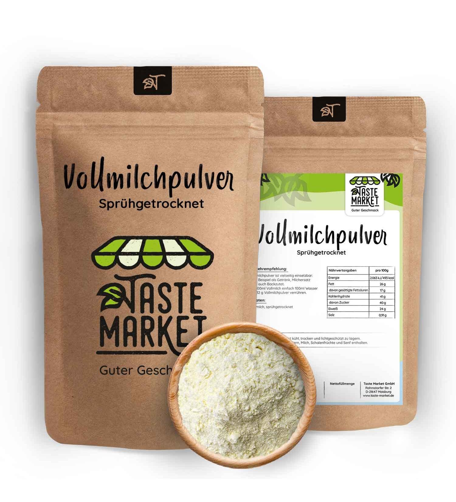 5 kg Full Milk Powder | 26% Fat | Dry Spray-Dried Whole Milk | Ideal for Travel & Emergency Reserve | Buy Online - Buy Online on GoSupps.com