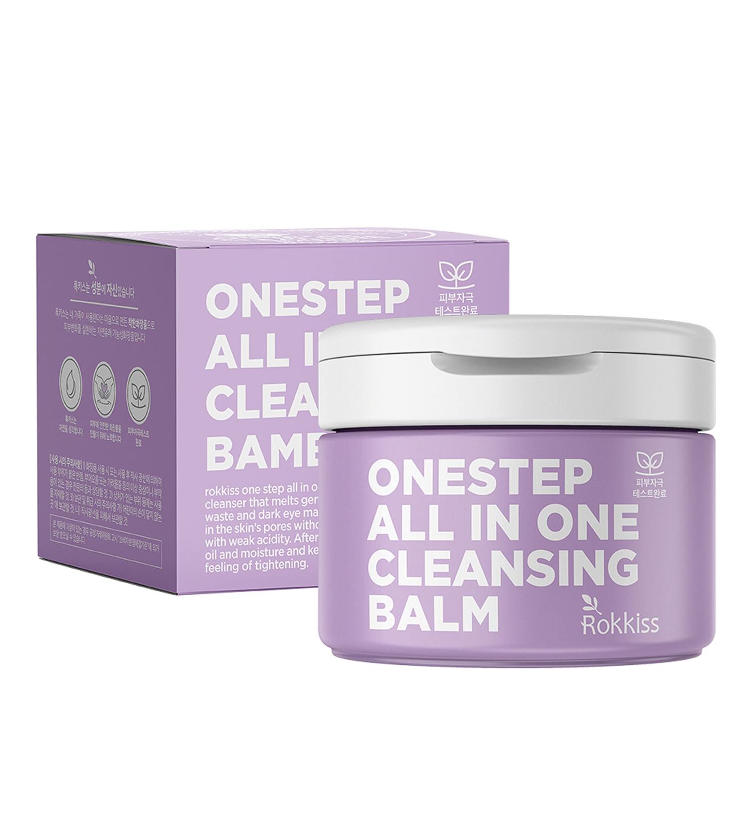 Rokkiss Onestep All In One Cleansing Balm 5.07 oz - Makeup Remover & Face Wash for Double Cleanse - Buy Online on GoSupps.com
