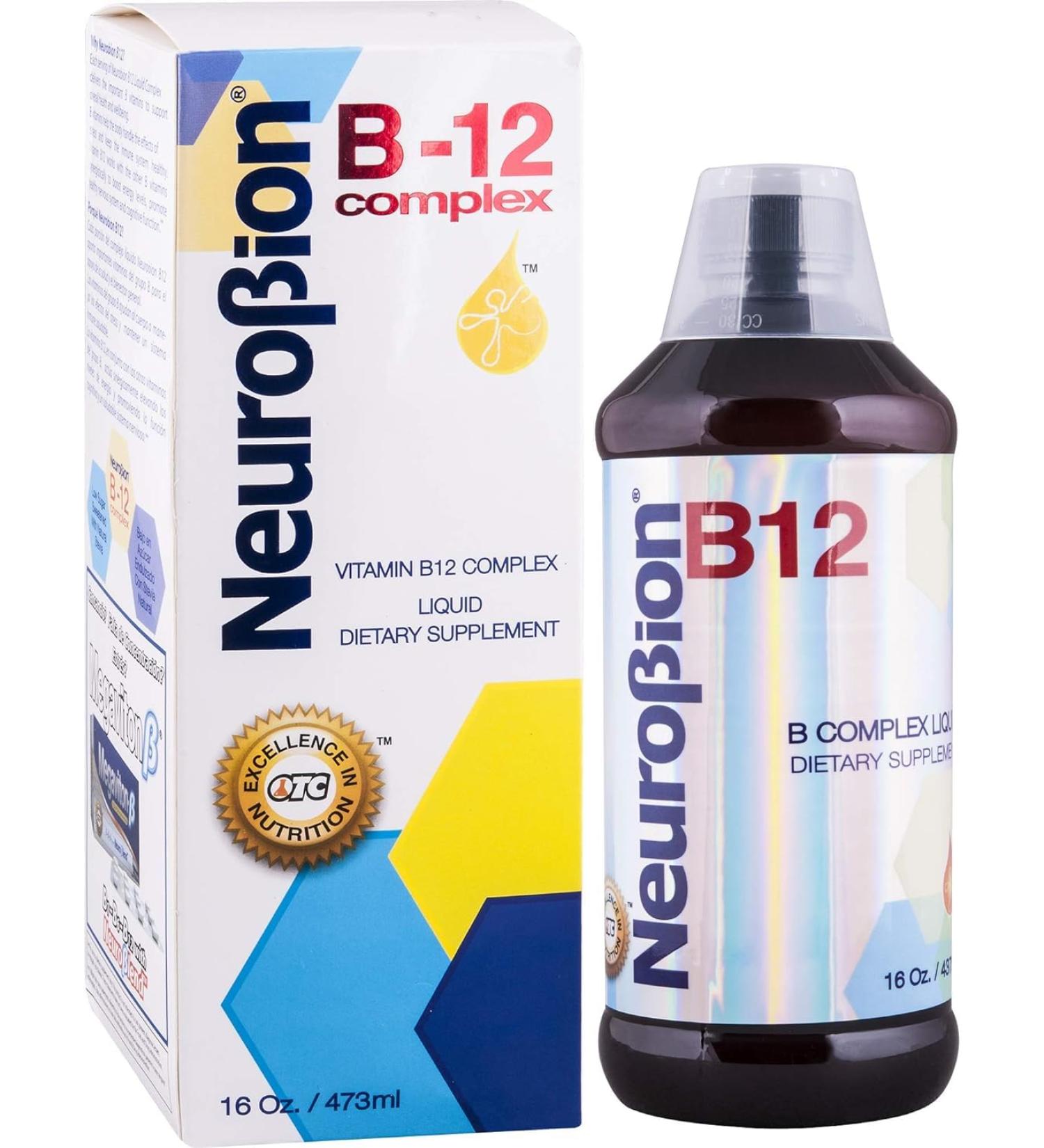 Neurobion Vitamin B12 Complex 16 Oz Liquid Citrus Flavor - Buy Online on GoSupps.com