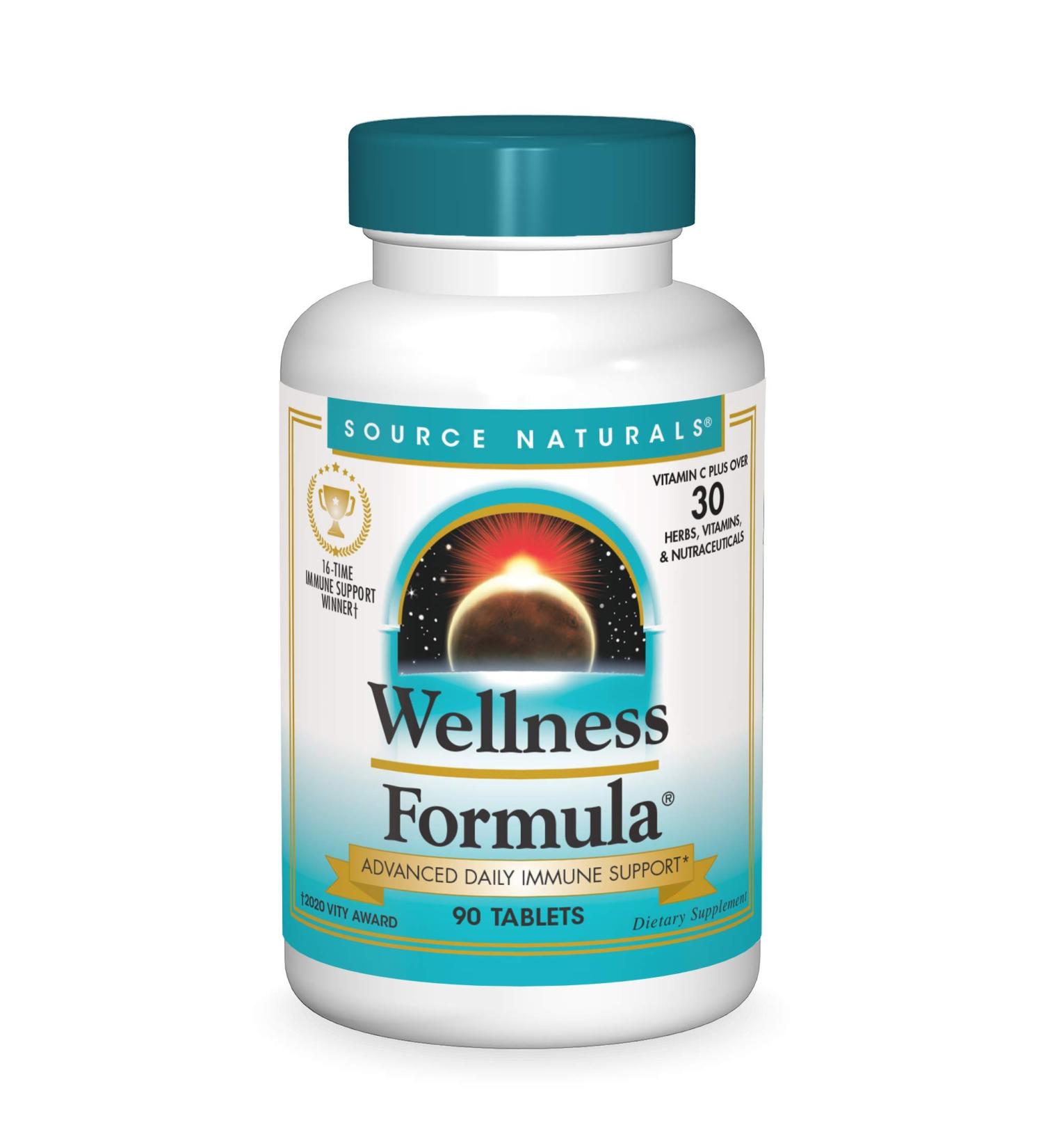 Source Naturals Wellness Formula - Herbal Defense Complex 90 Tablets | Immune Support - Buy Online on GoSupps.com
