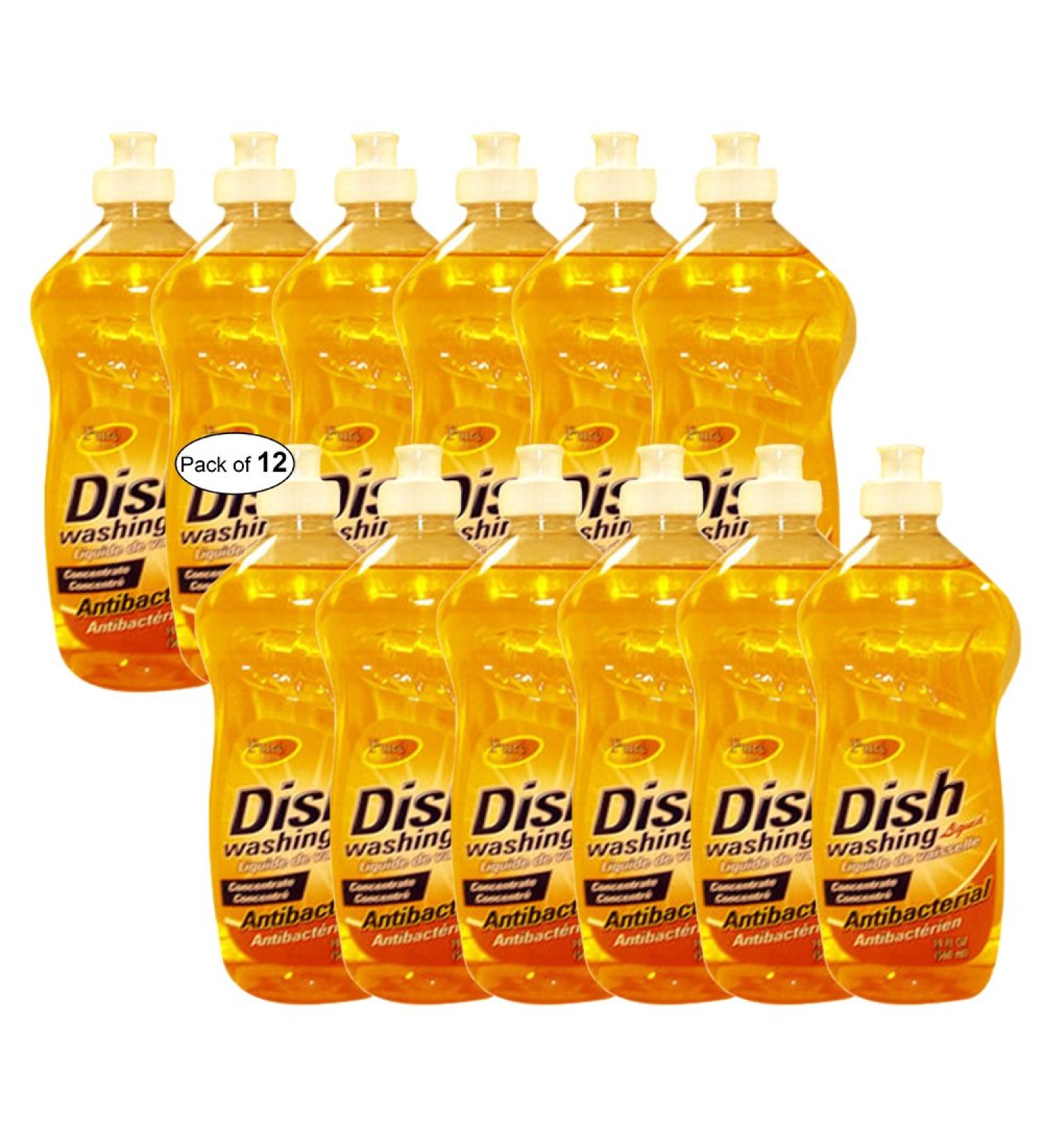 Pure Dishwash Liquid Antibacterial(560ml) (Pack of 12)