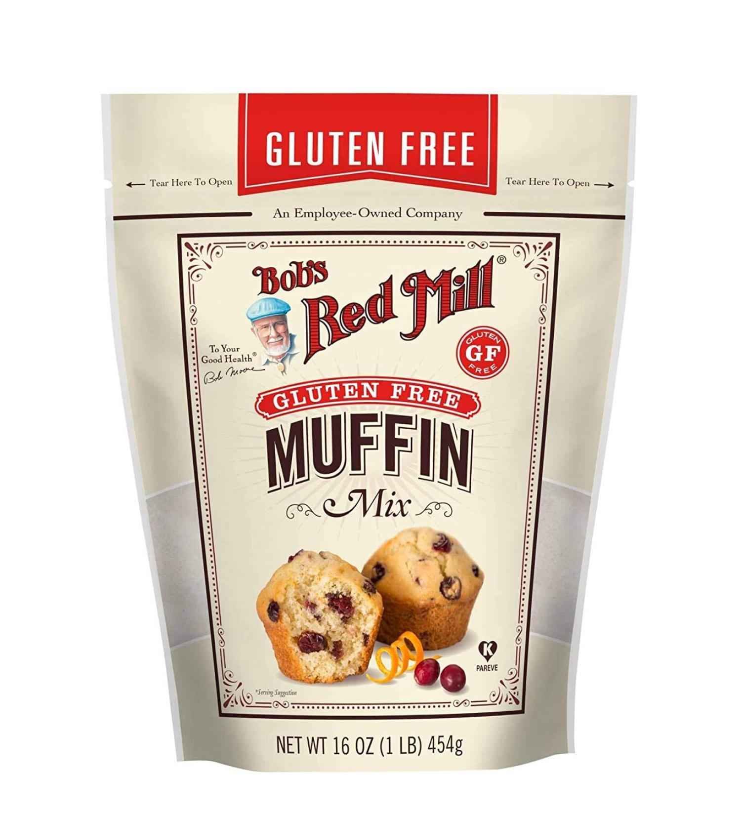 Bob's Red Mill Gluten Free Muffin Mix 16 Oz (Pack of 4) - 4 Pack Bundle - Buy Online on GoSupps.com