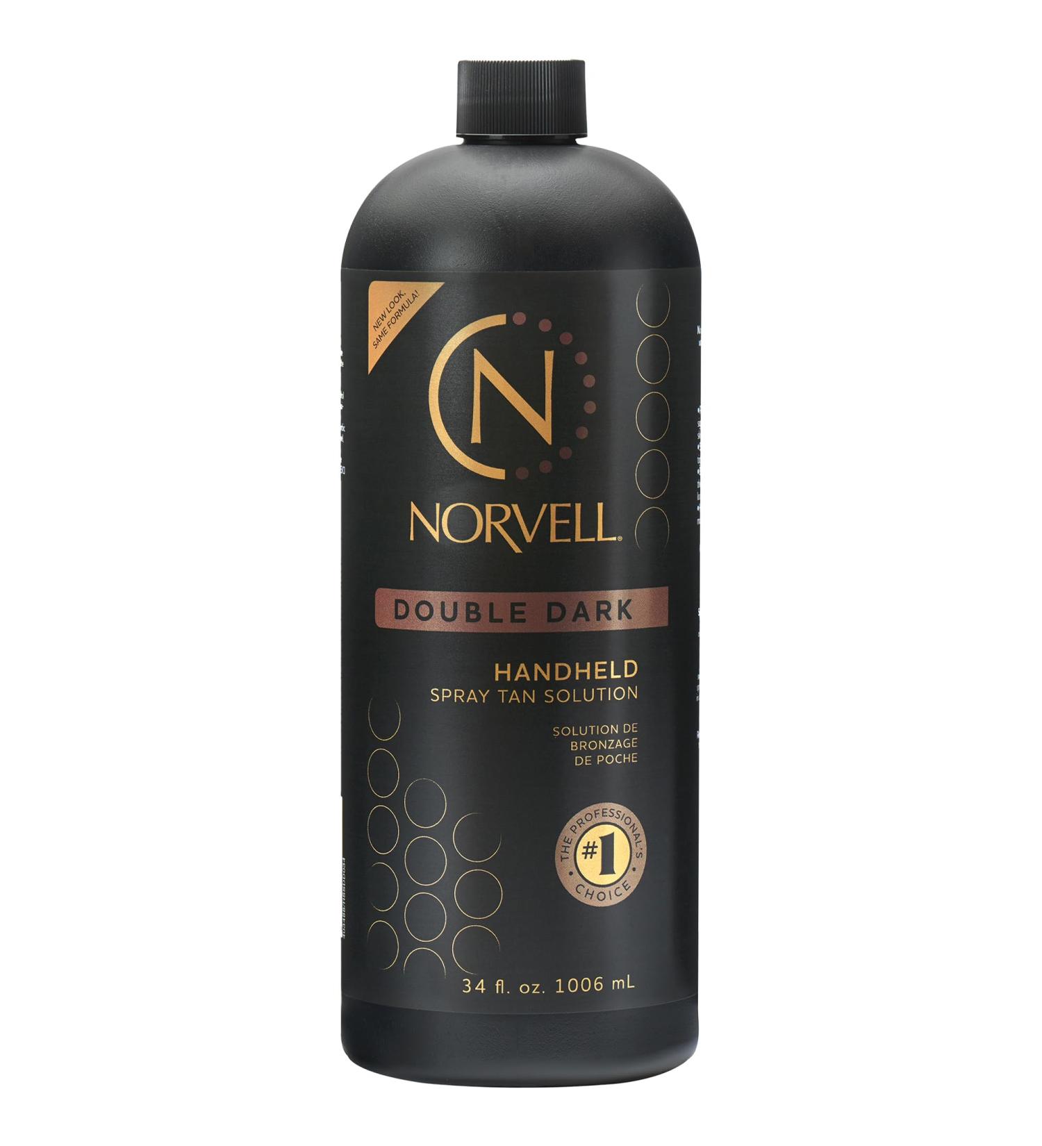 Norvell Premium Spray Tan Solution Double Dark 34 fl oz Professional Sunless Tanning Formula for Deep Rich Bronze Streak-Free Fast-Drying Long-Lasting Sunless Color 34 Fl Oz (Pack of 1) - Buy Online on GoSupps.com