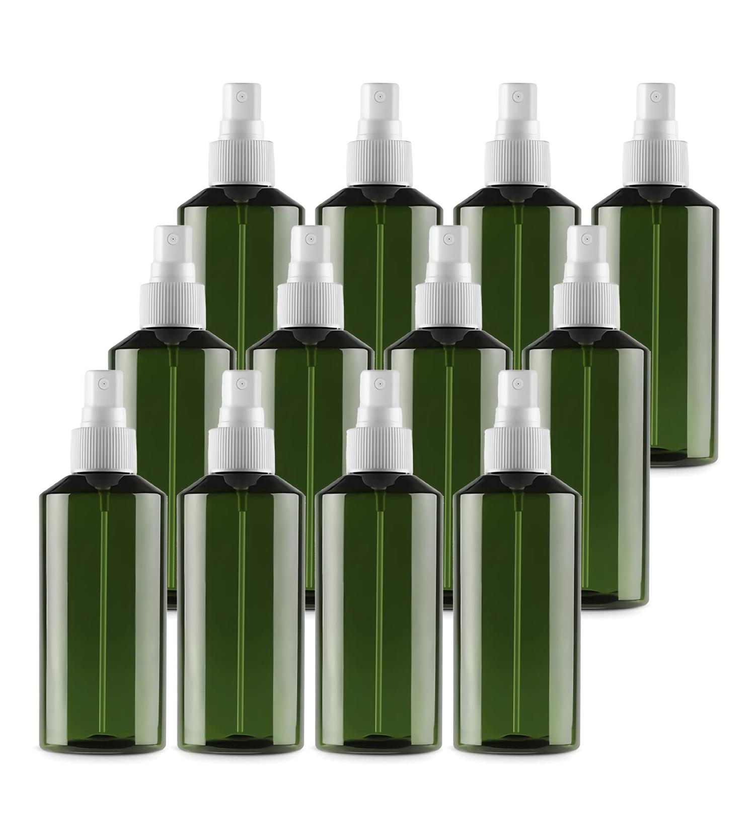 Buy Tianzd 12 Pack Green 200ml Plastic Spray Bottles with Atomizers Perfect for Perfumes & Essentials | International Shipping Available - Buy Online on GoSupps.com