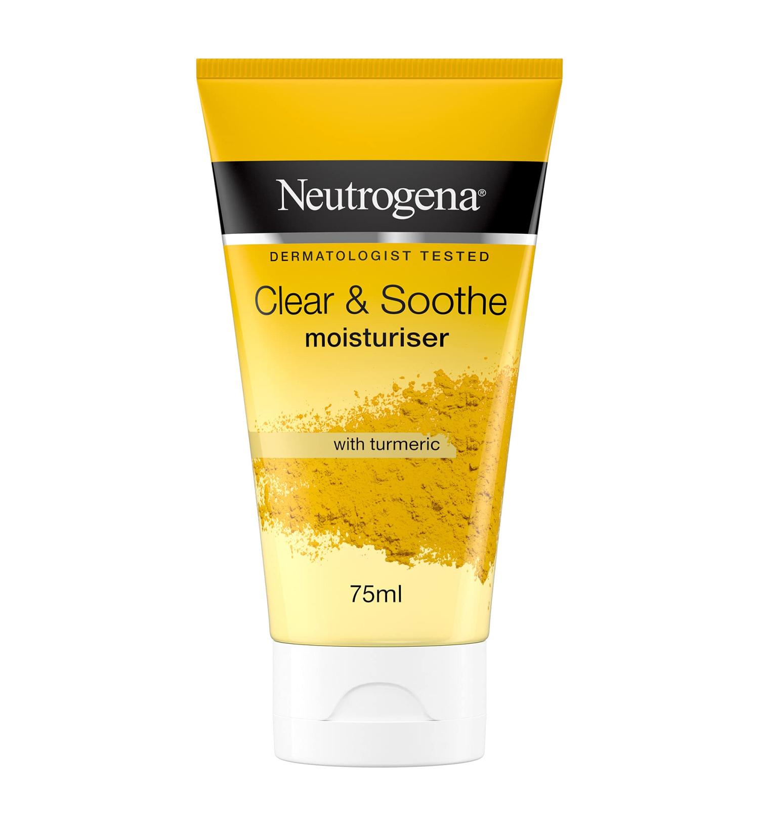 Neutrogena Clear and Soothe Turmeric Moisturizer 2.5 oz (Pack of 3) | Oil-Free Hydration for Skin - Buy Online on GoSupps.com
