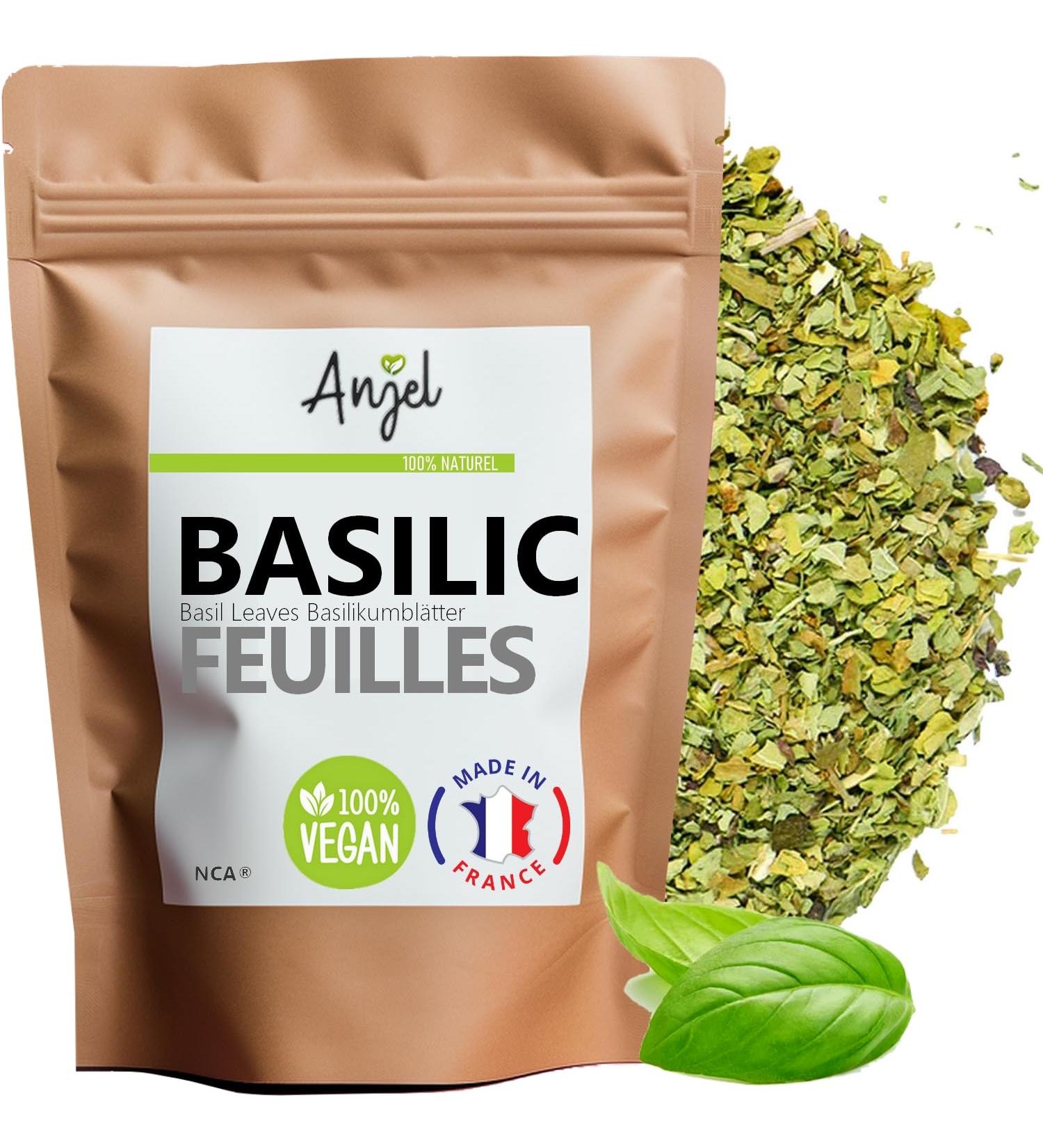  NCA 100% Natural Dried Basil Leaves Grated Dried Basil Kitchen Pesto Herbal Tea Infusion NCA (50) - Buy Online on GoSupps.com