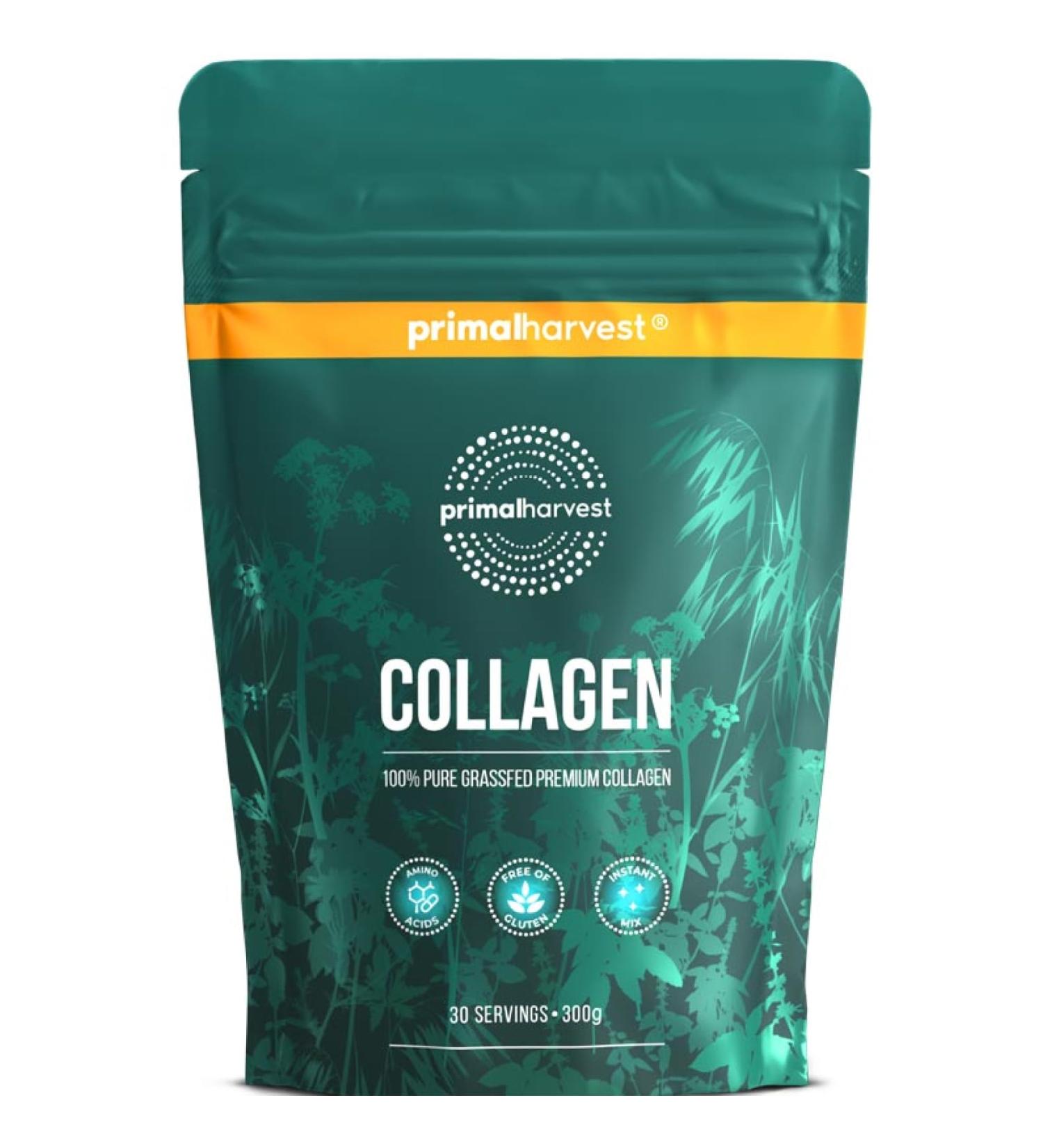 Primal Collagen by Primal Harvest - Powder Supplement with Types I & III Peptides to Help Improve Hair Nails & Joints for Men & Women 1 Count (30 Servings) UK Pure Collagen 30 Servings (Pack of 1) - Buy Online on GoSupps.com