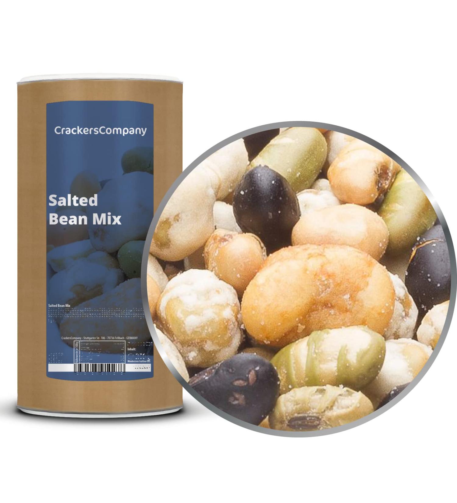 1 x 550g snack made from Edame soya broad beans and peas roasted salted with 28% protein vegetarian vegan lactose free 550 g (1 pack)