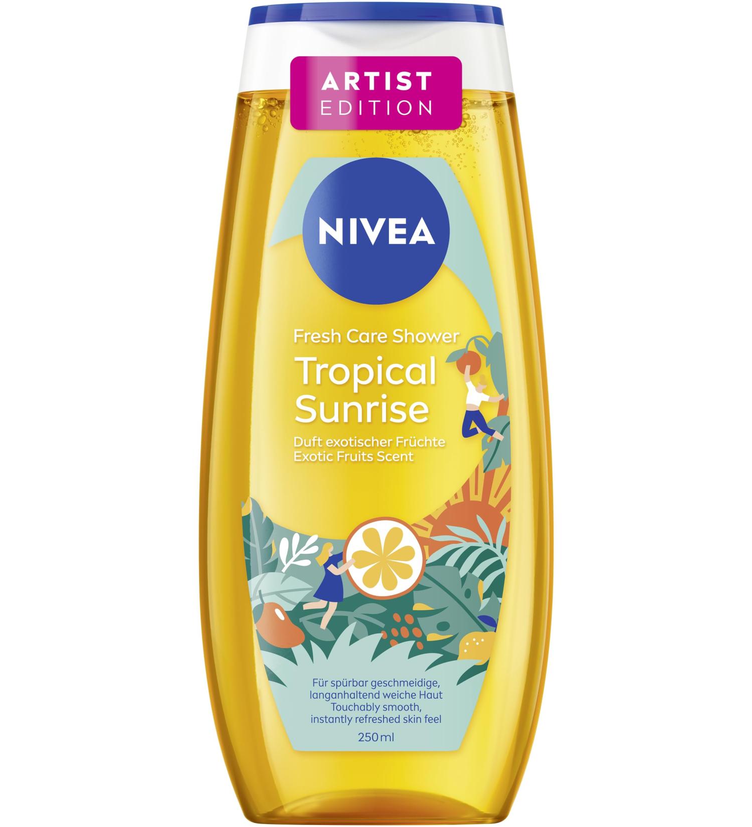 Beiersdorf AG NIVEA Fresh Care Shower Tropical Sunrise 250 ml Geur exotisch fruit