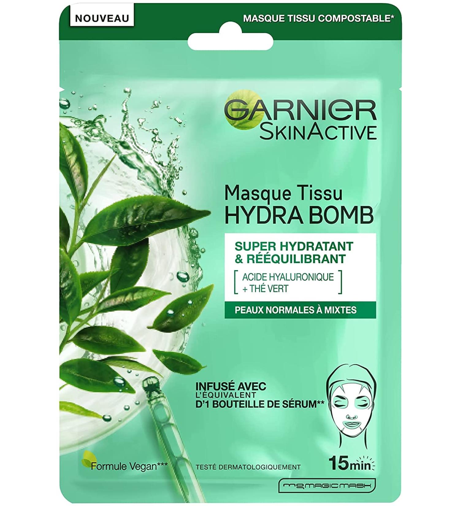 Garnier - SkinActive - Hydra Bomb Tissue Mask - Moisturizing and Rebalancing - Normal to Combination Skin - Buy Online on GoSupps.com