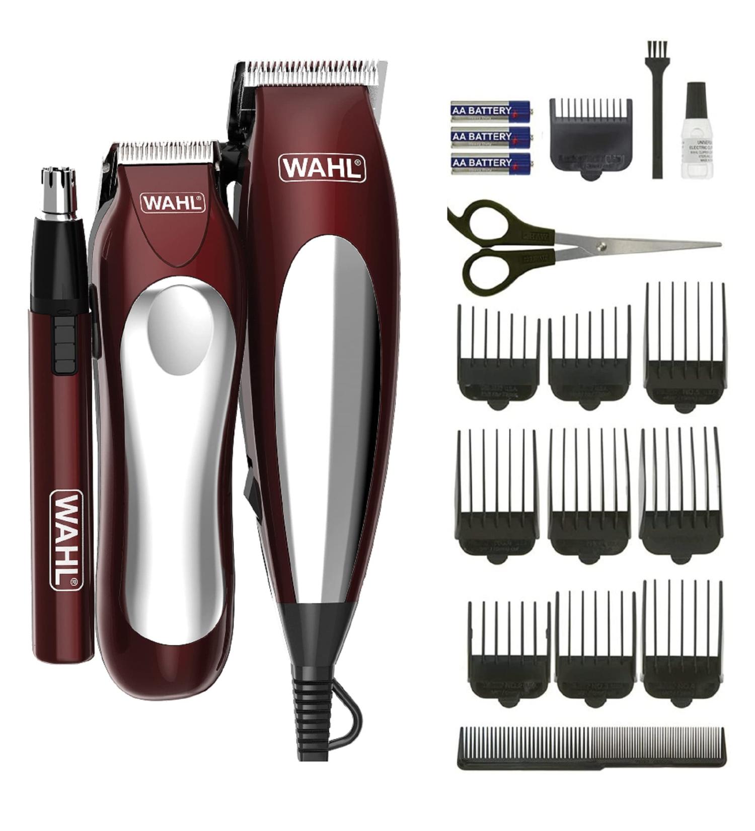 Wahl Hair Clipper & Trimmer Grooming Set for Men - Corded Clippers for Head Shaving, Beard Trimming, and Stubble Styling - Buy Online on GoSupps.com