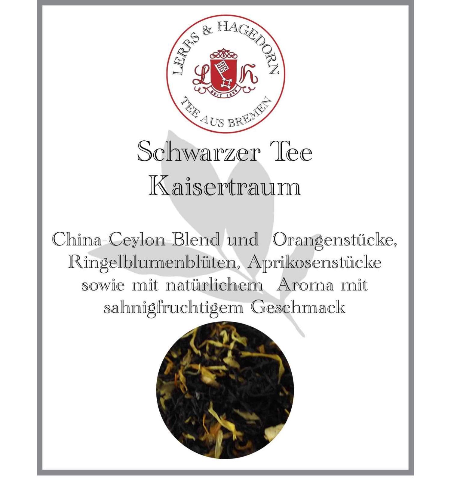  Lerbs & Hagedorn Empertraum Black Tea 1.5 kg - Buy Online on GoSupps.com