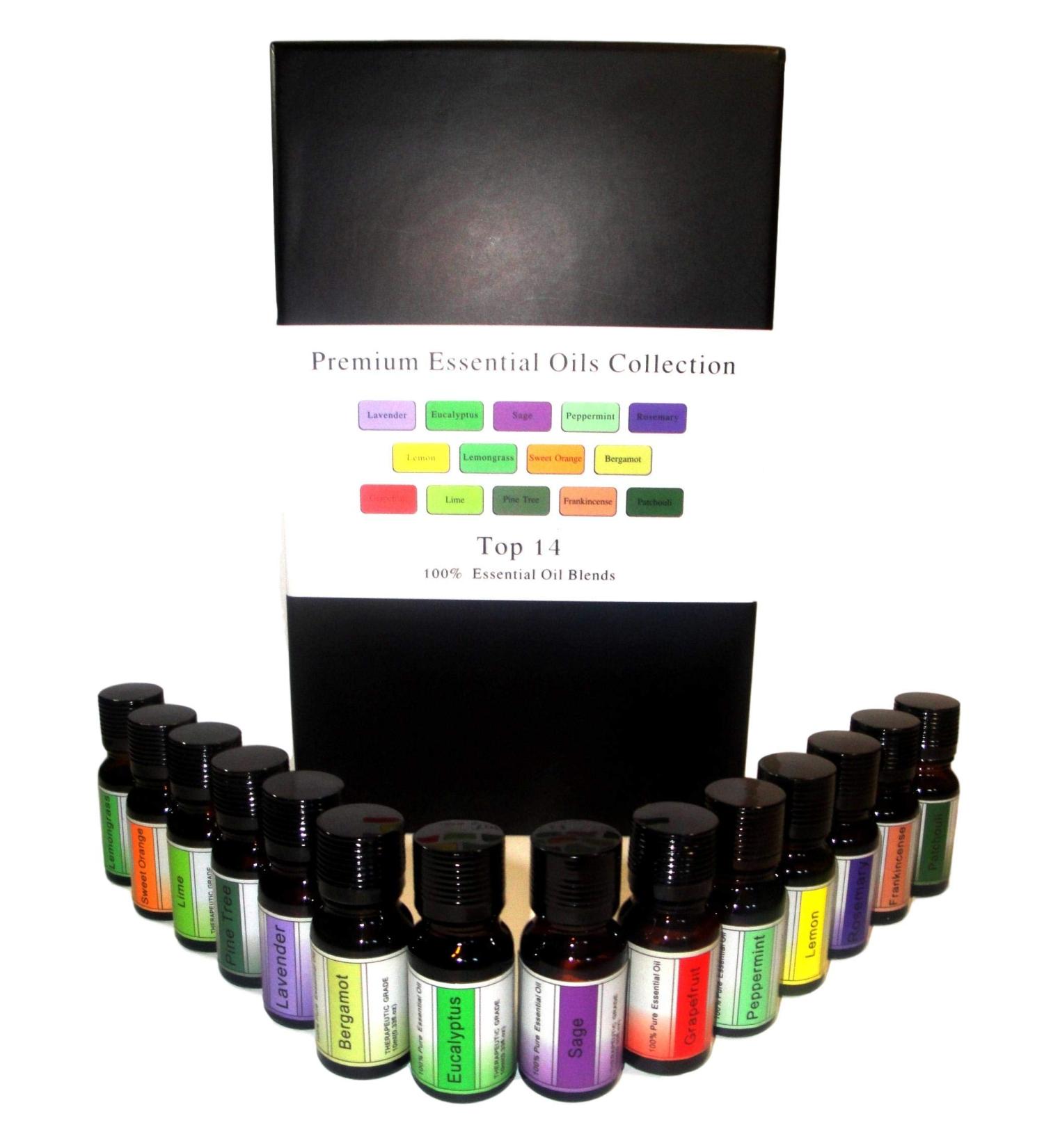 Therapeutic-Grade Aromatherapy Essential Oil Gift Set (14 x 10ml) - Buy Online on GoSupps.com