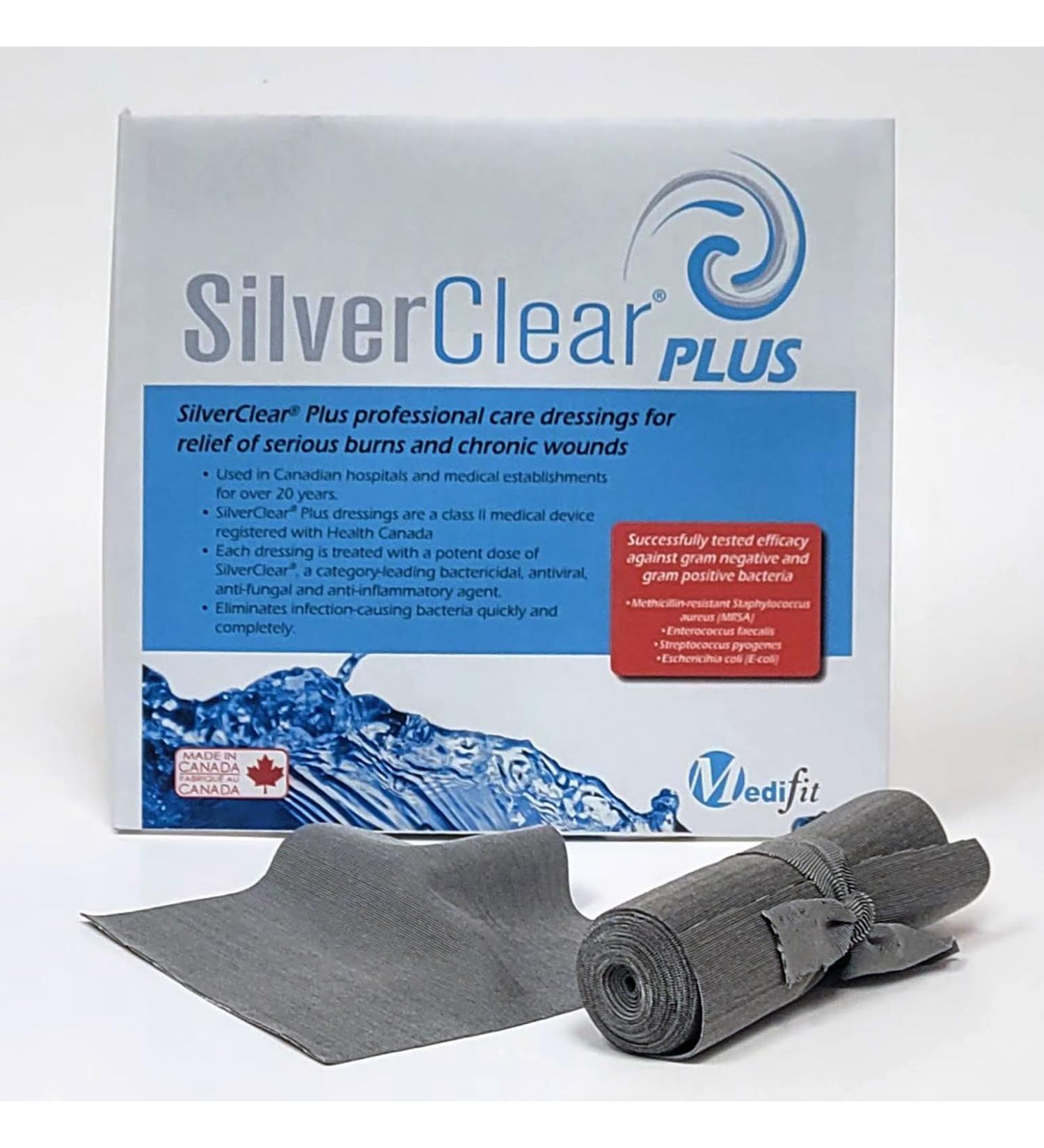 10 cm X 100 cm roll - SilverClear PLUS PROFESSIONAL Silver Dressings - Buy Online on GoSupps.com