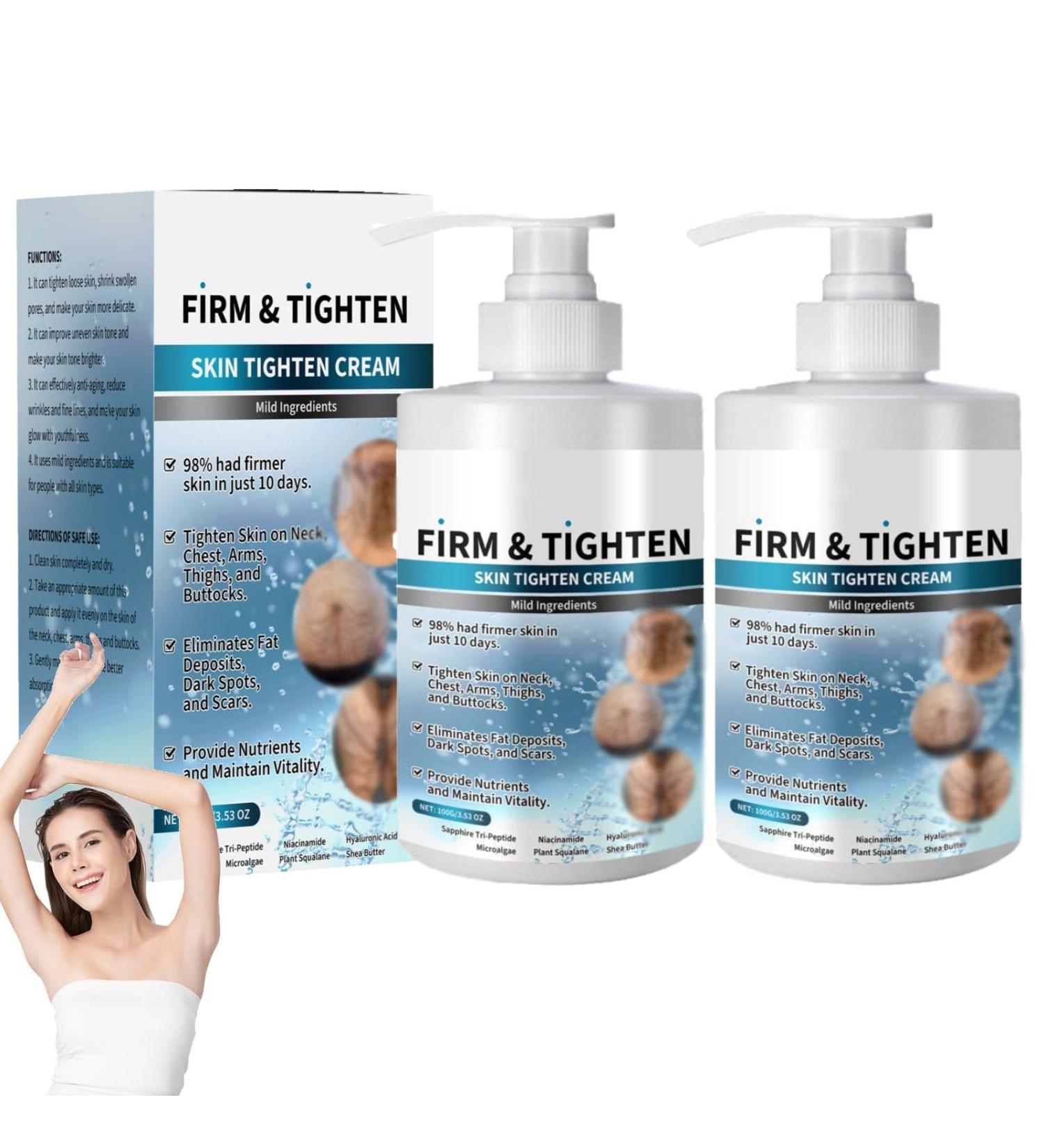 Aeehfeng Firm Tighten Skin Tighten Cream Firming Body Cream Anti-Aging Cream for Neck and Neckline Day and Night Lift & Tighten (2) - Buy Online on GoSupps.com