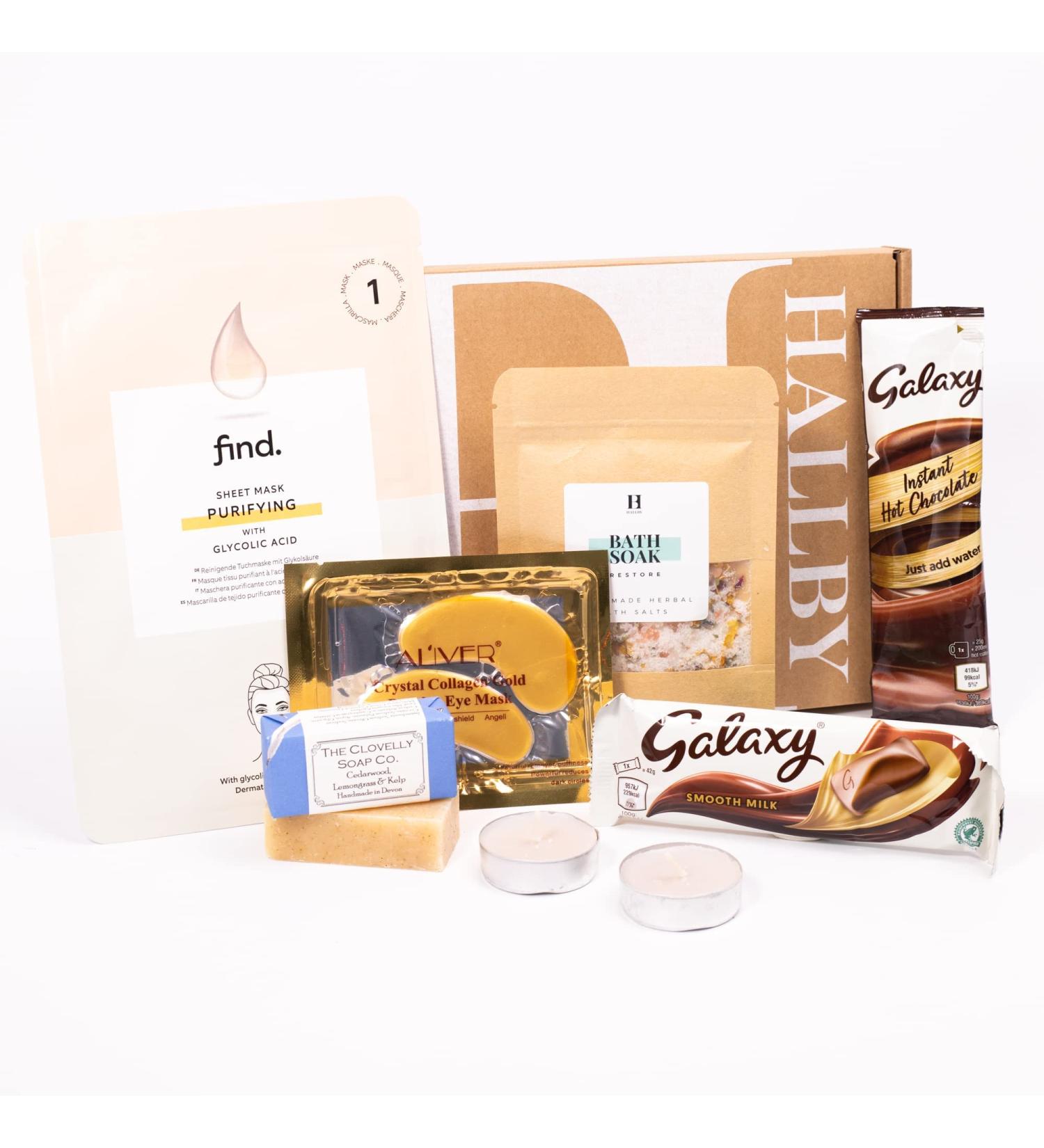 Pamper Gift Box for Her - Relaxation & Self-Care Kit | Birthday Hamper with Spa Gifts - Buy Online on GoSupps.com