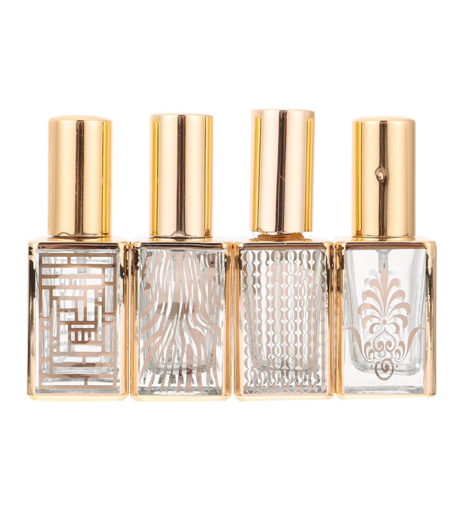 Buy FRCOLOR Terrarium Glass Perfume Bottles - 4 Pack 12ml Refillable Spray Bottles for Travel | Fine Mist Perfume Sprayers - Buy Online on GoSupps.com