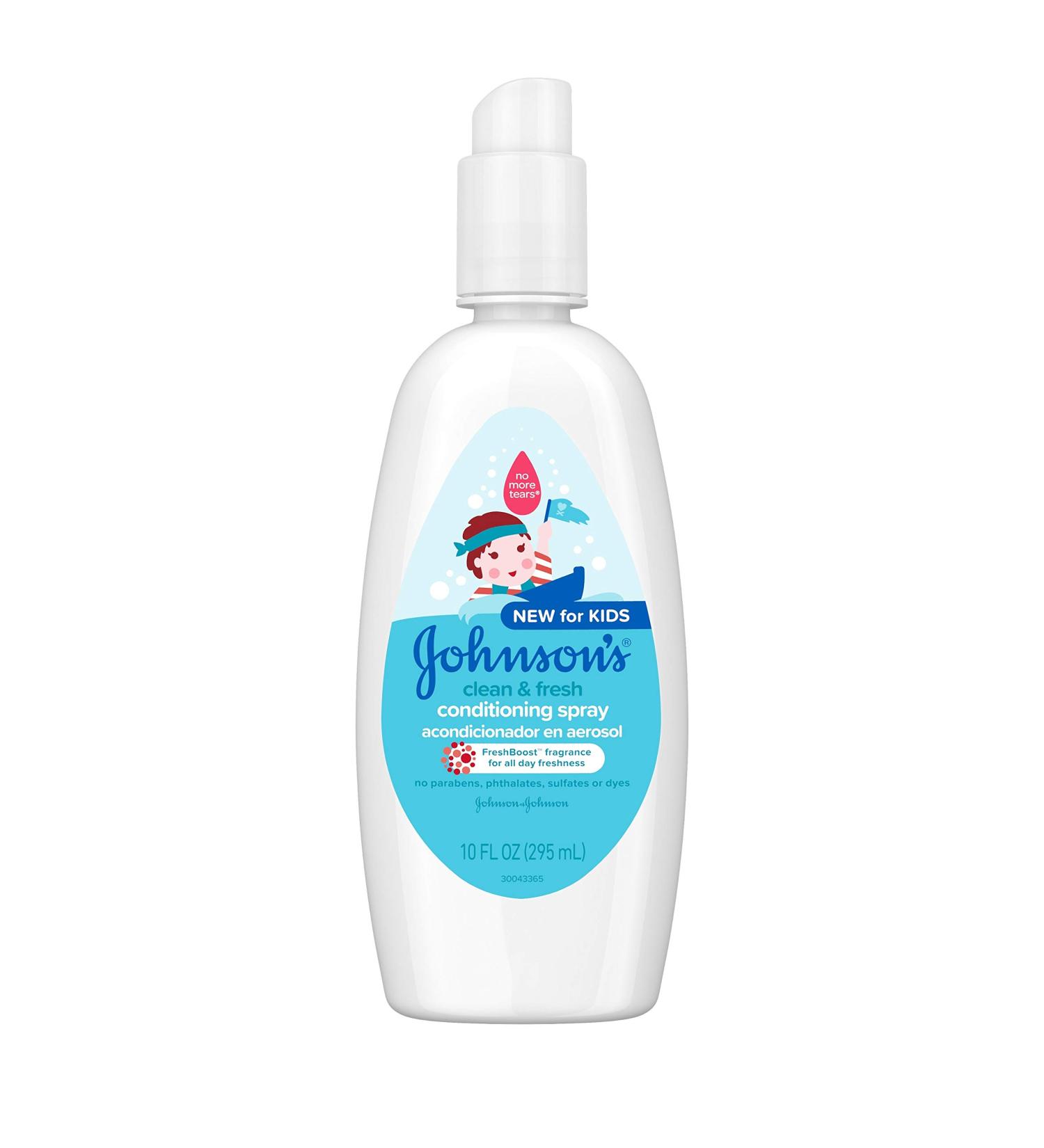 Johnson's Baby Clean & Fresh Conditioning Spray 10 fl oz - Gentle Hair Care for Kids - Buy Online on GoSupps.com