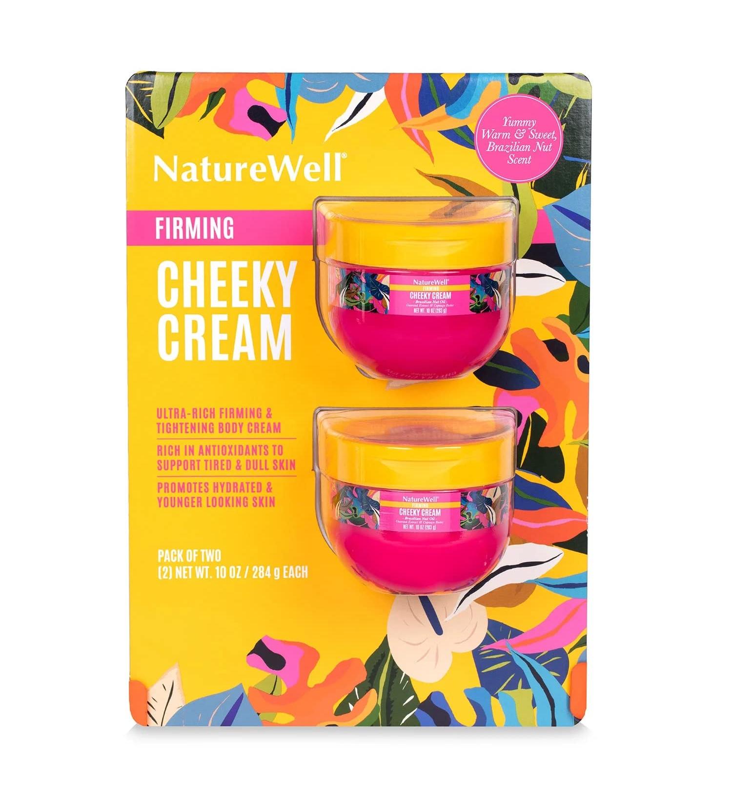 NatureWell Firming Cheeky Cream 10oz (Pack of 2) - Lift & Firm Sagging Cheeks - Buy Online on GoSupps.com