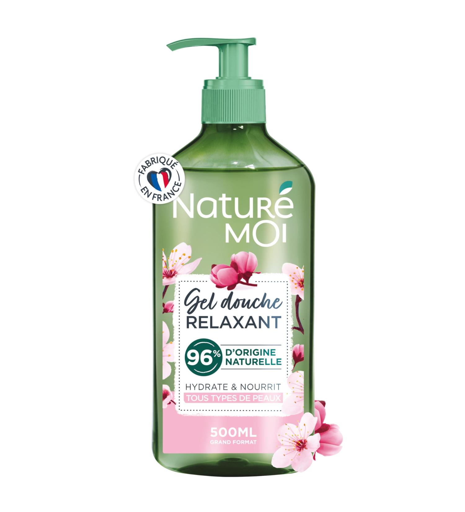  Natur moi Natur Moi - Relaxing Shower Gel - Hydrates and Nourishes - All Skin Types - Organic Cherry Blossom - 96% Natural Origin - 500 ml - Made in France - Buy Online on GoSupps.com
