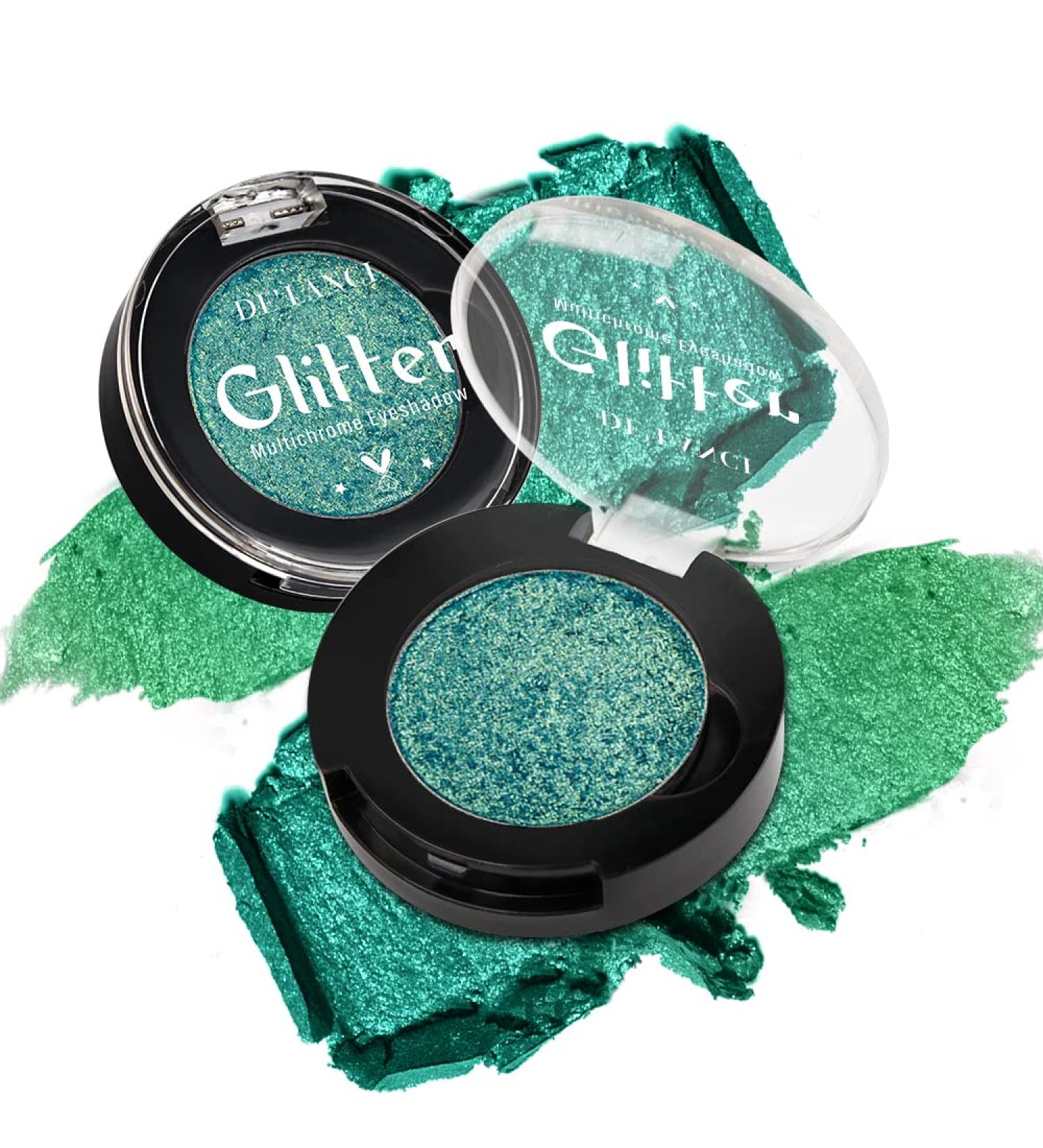 Green Multichrome Chameleon Eyeshadow Palette for Women - Highly Pigmented and Long Lasting with Glitter, Shimmer, and Metallic Holographic Powder - Perfect for Stage and Party Makeup - Buy Online on GoSupps.com