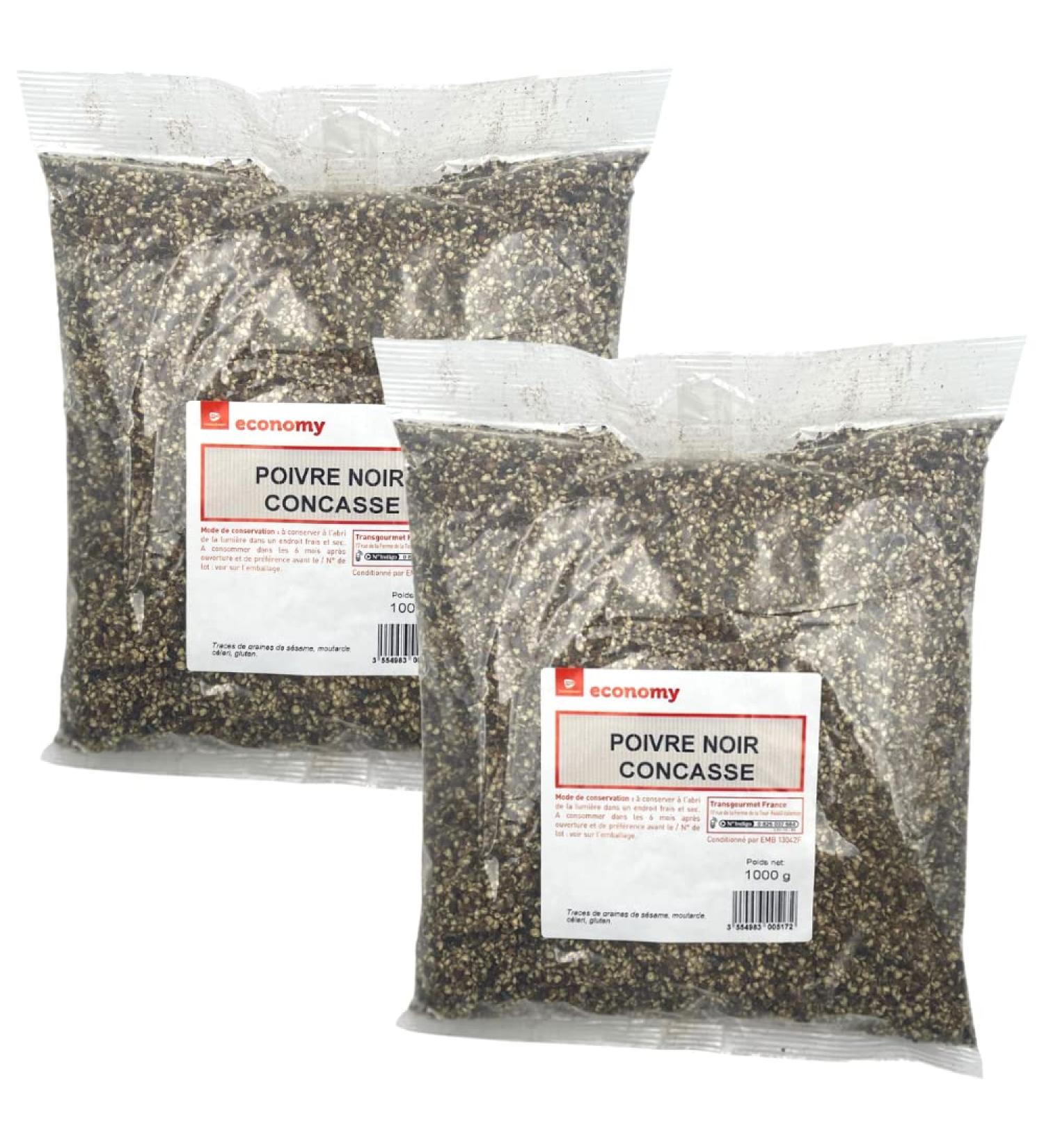 Cracked Black Pepper 1kg x 2 - Buy Online on GoSupps.com