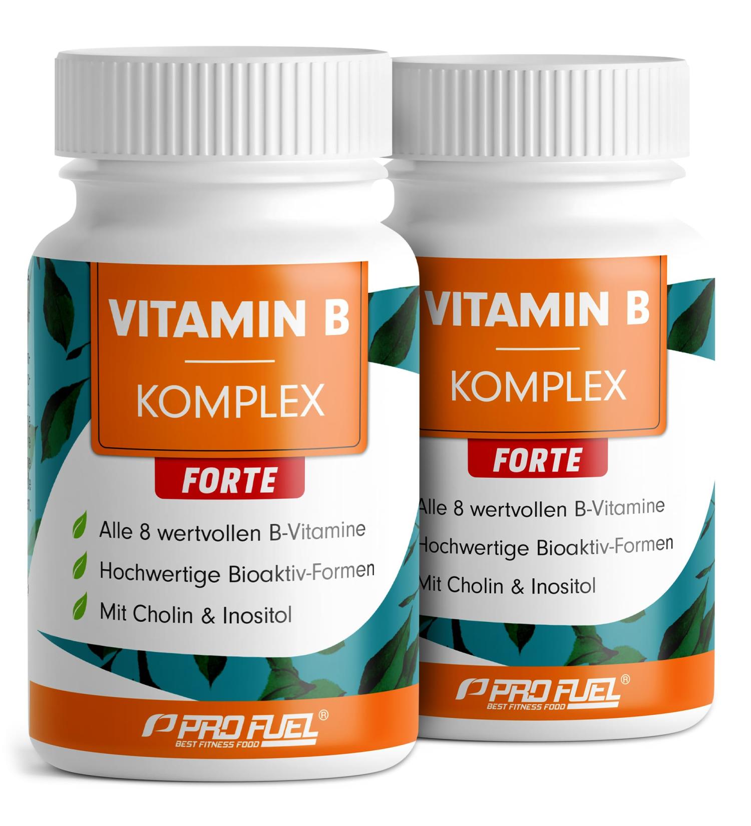 High-Dose Vitamin B Complex - 2x180 Vegan Tablets with All 8 B Vitamins + Quatrefolic & Co-Factors - Buy Online on GoSupps.com