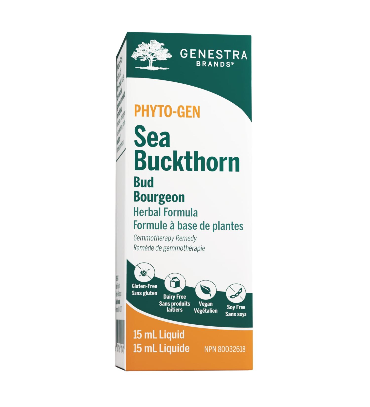 Genestra Brands - Sea Buckthorn Bud - Herbal Supplement - 15 ml Liquid - Buy Online on GoSupps.com