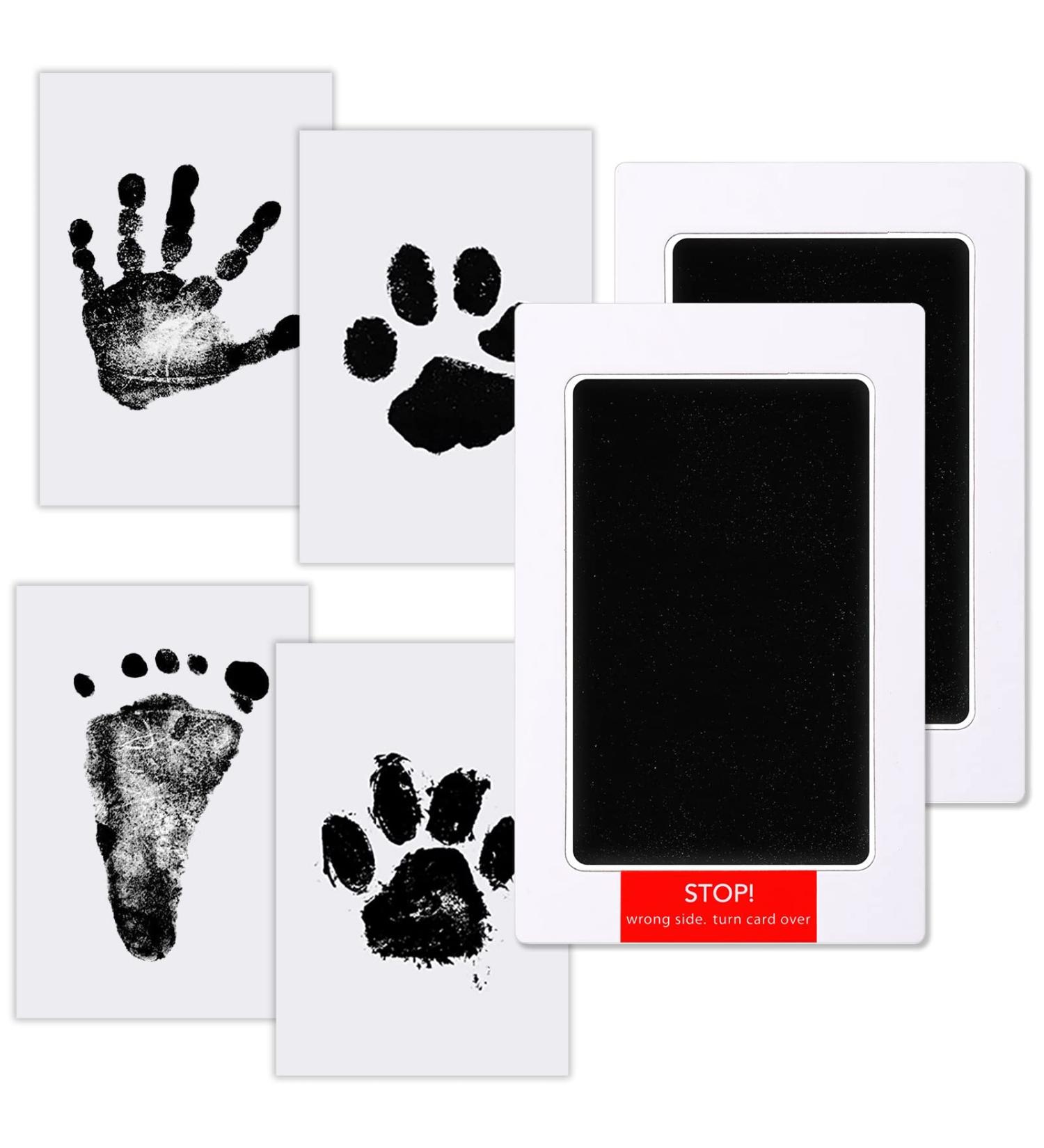 Baby Handprint & Footprint Set | 2 PCS Baby Impression Kit | Newborn & Pet Paw Print Gift - Buy Online on GoSupps.com